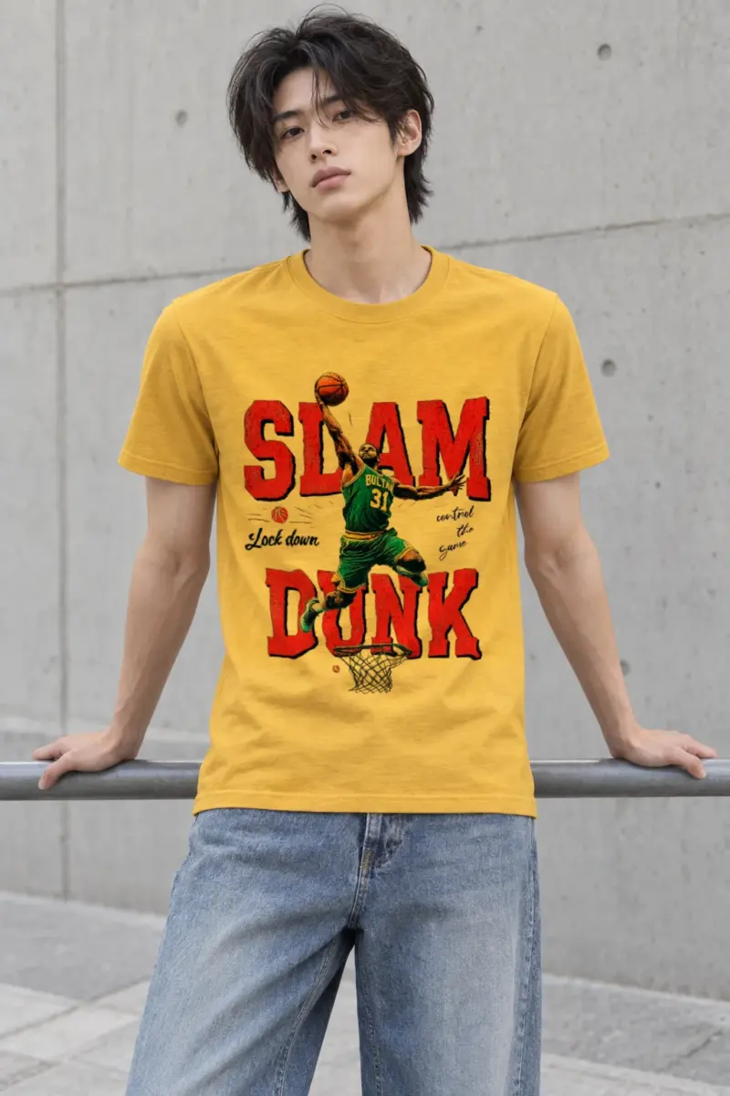"Lock Down" Heavyweight Unisex Crewneck T-shirt