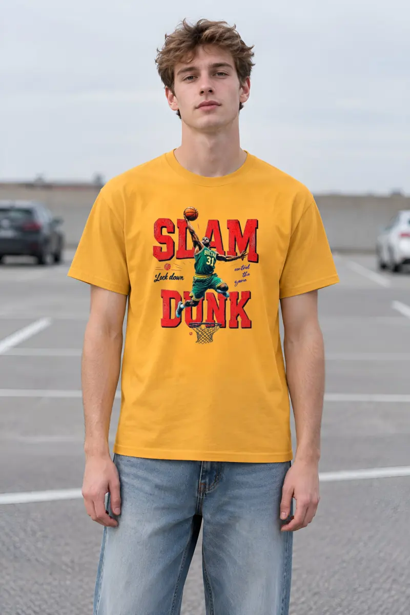 "Lock Down" Heavyweight Unisex Crewneck T-shirt