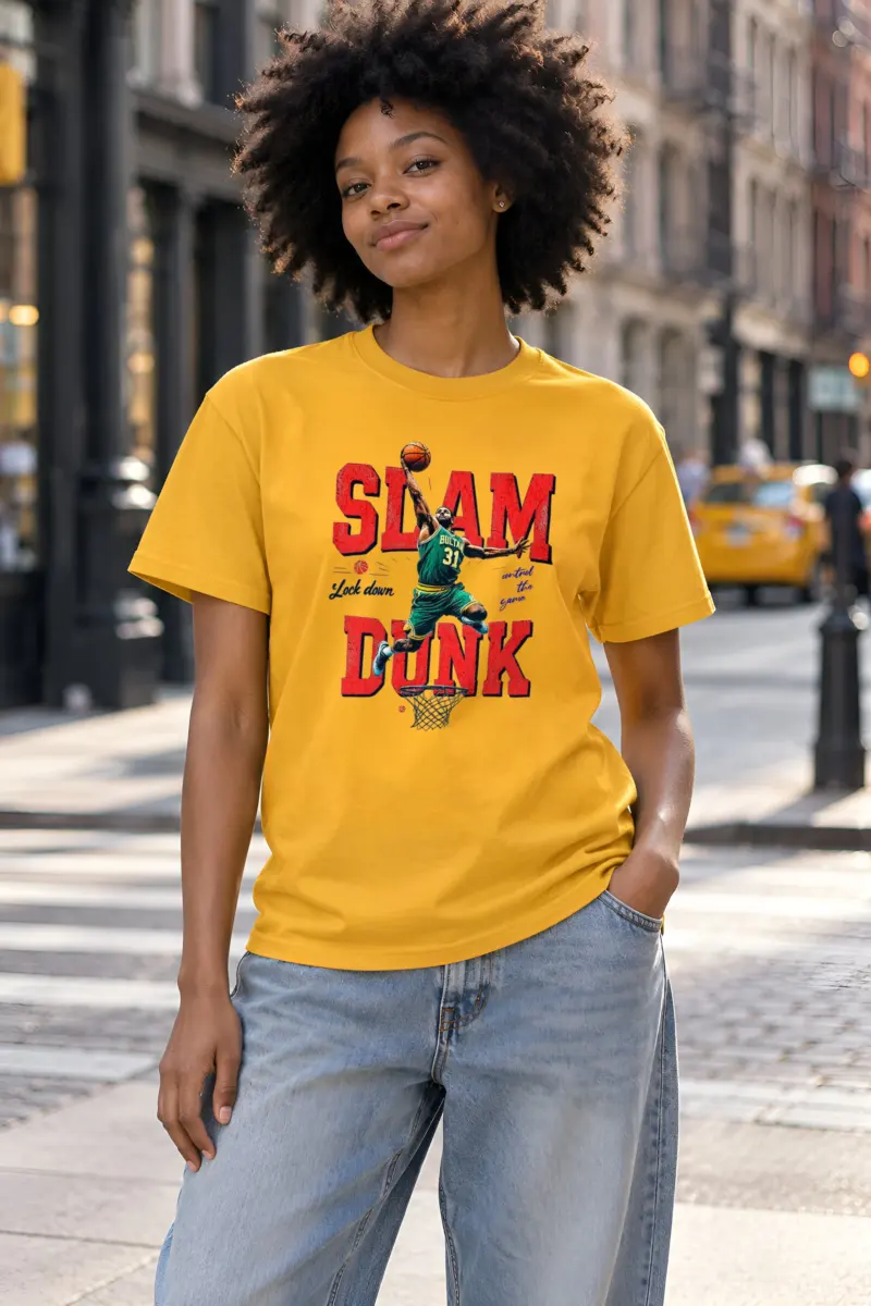 "Lock Down" Heavyweight Unisex Crewneck T-shirt