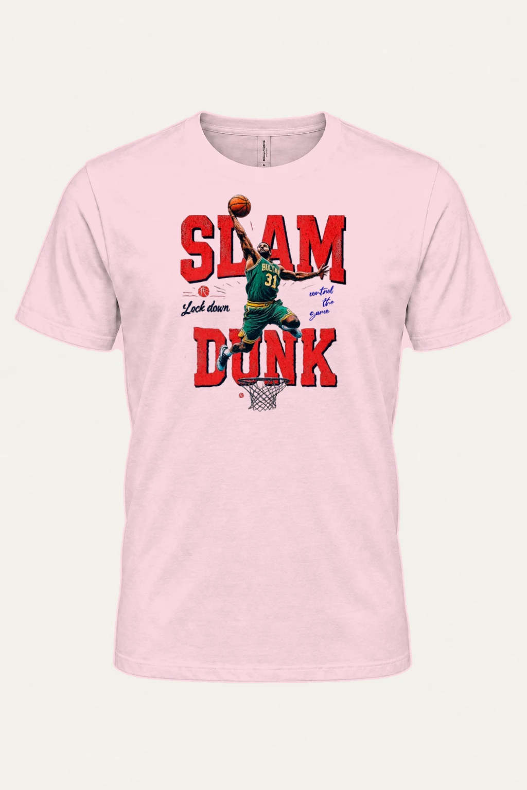 "Lock Down" Heavyweight Unisex Crewneck T-shirt | Gildan 5000