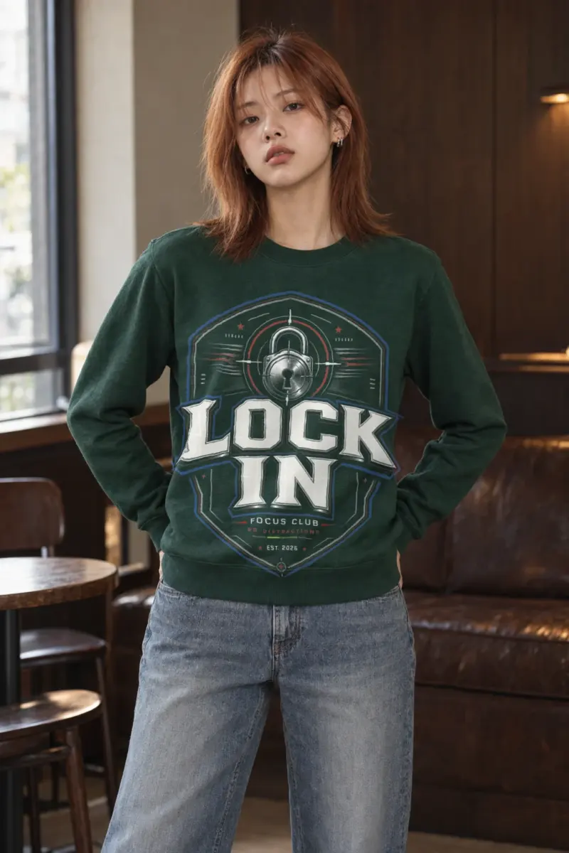 "Lock In Focus Club" Heavy Blend Unisex Crewneck Sweatshirt