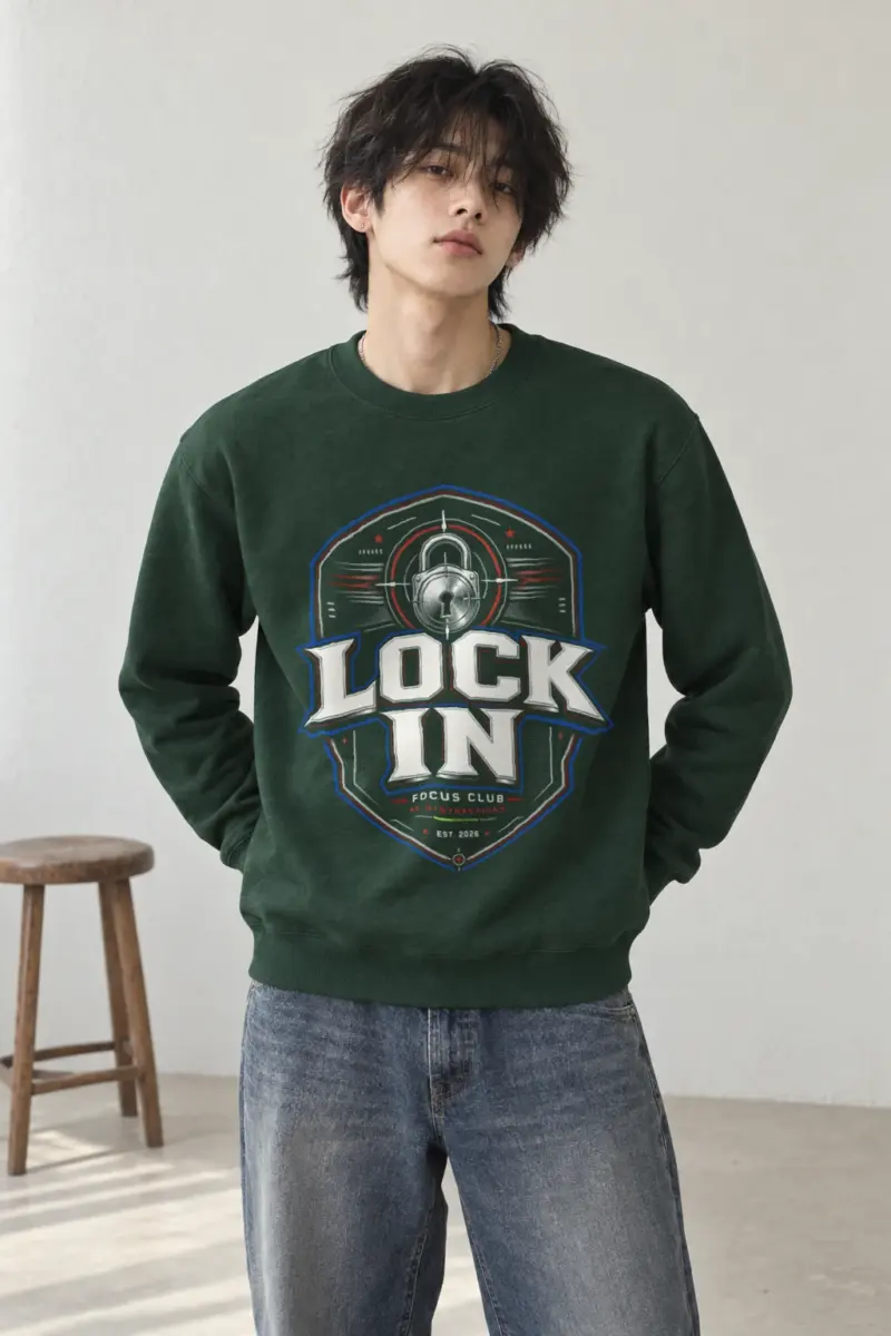 "Lock In Focus Club" Heavy Blend Unisex Crewneck Sweatshirt
