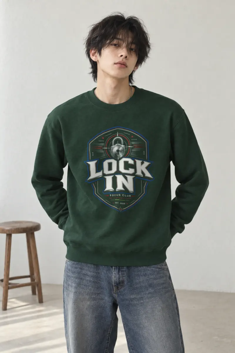 "Lock In Focus Club" Heavy Blend Unisex Crewneck Sweatshirt