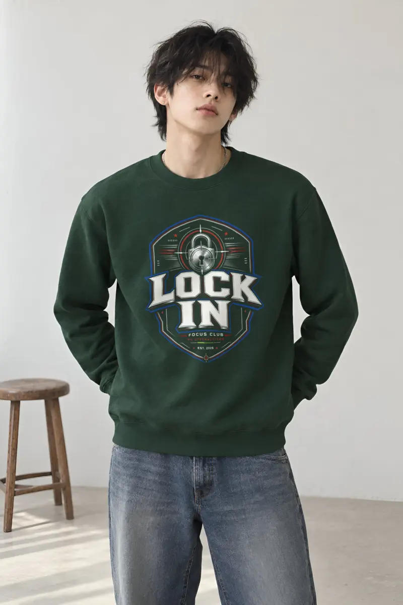 "Lock In Focus Club" Heavy Blend Unisex Crewneck Sweatshirt