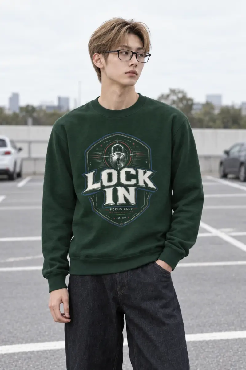 "Lock In Focus Club" Heavy Blend Unisex Crewneck Sweatshirt