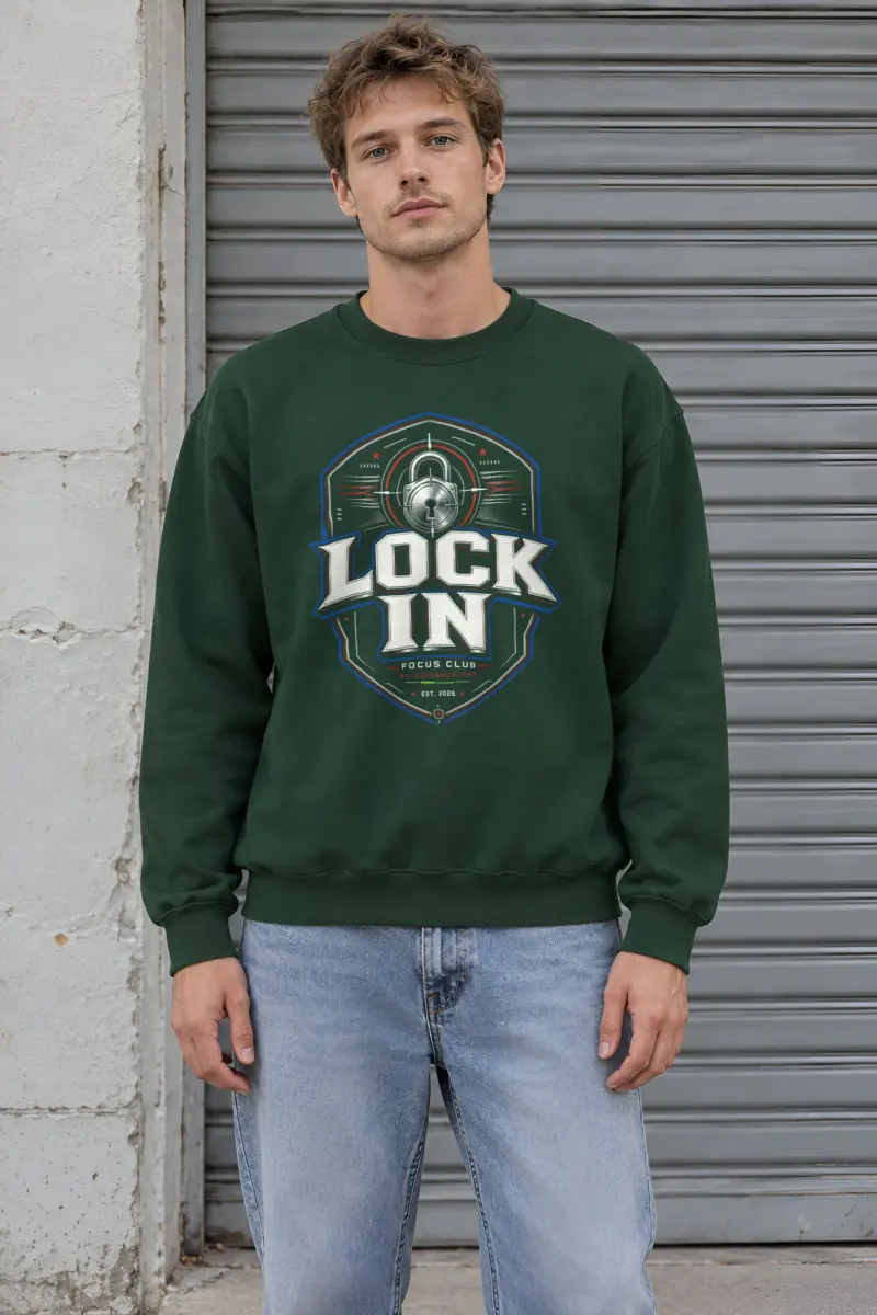 "Lock In Focus Club" Heavy Blend Unisex Crewneck Sweatshirt