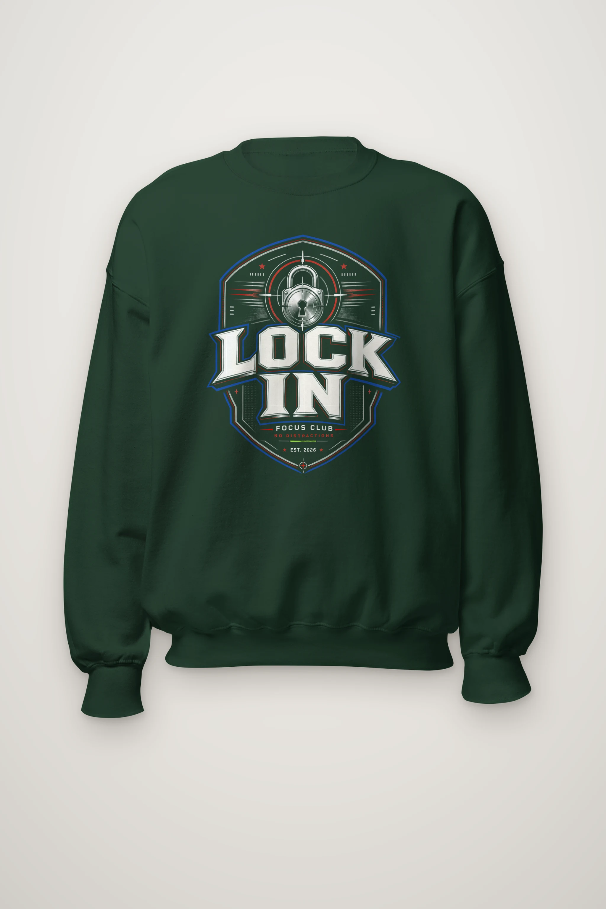"Lock In Focus Club" Heavy Blend Unisex Crewneck Sweatshirt