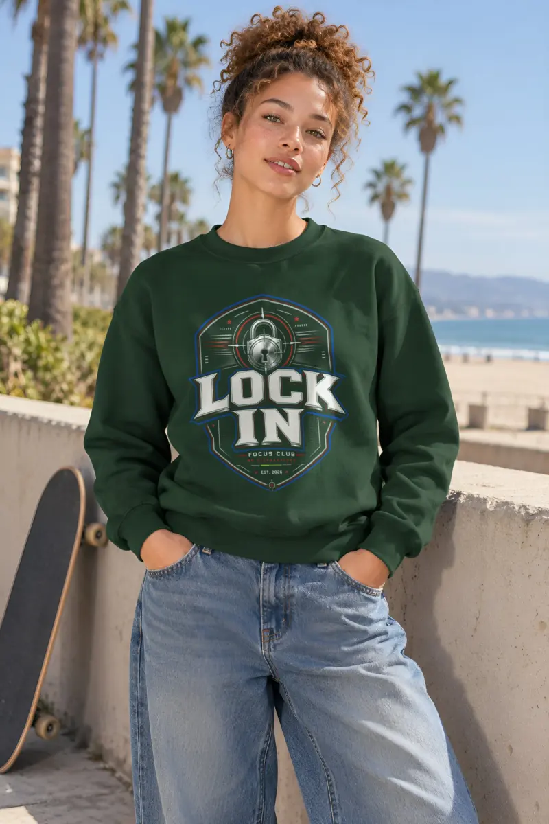 "Lock In Focus Club" Heavy Blend Unisex Crewneck Sweatshirt