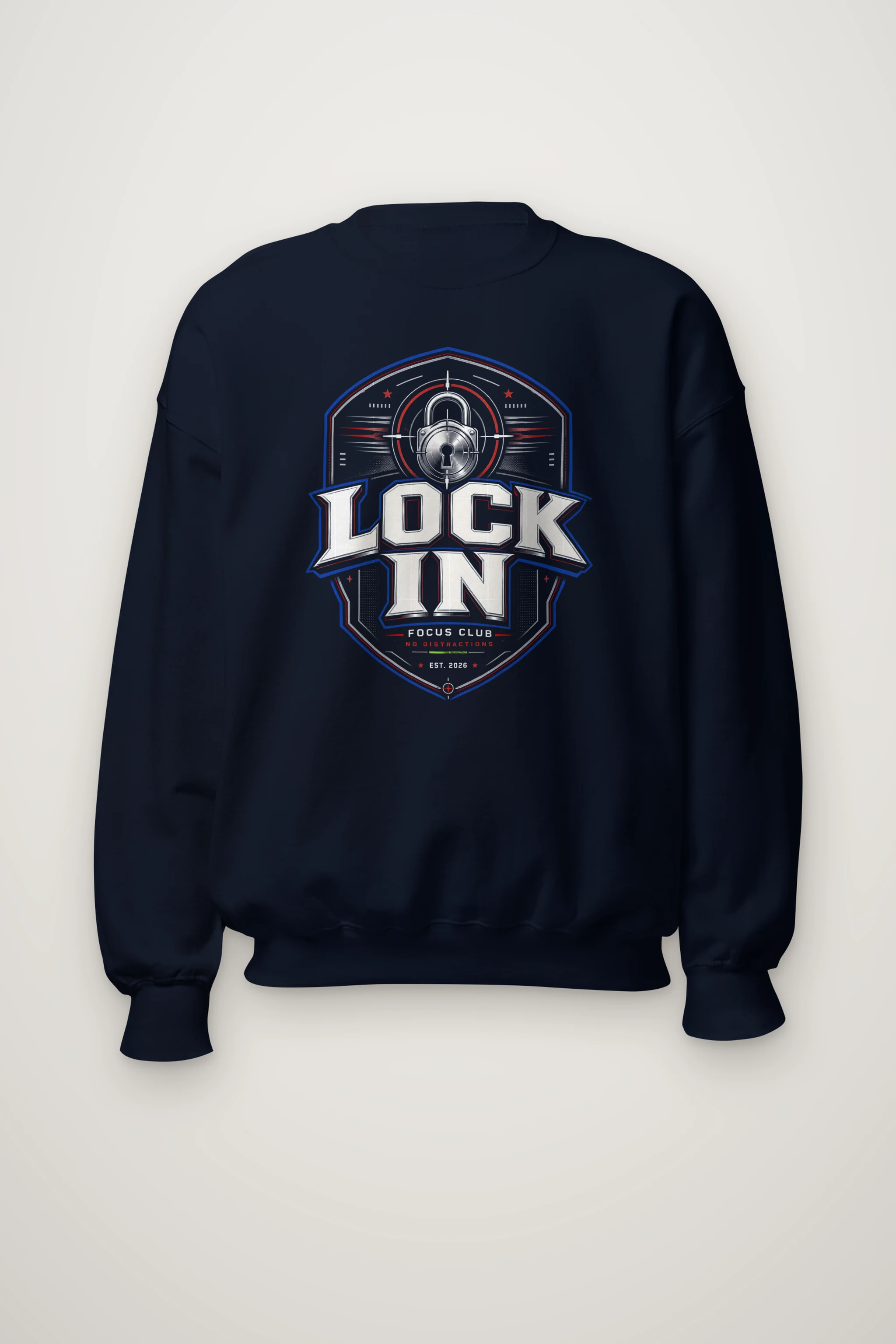 "Lock In Focus Club" Heavy Blend Unisex Crewneck Sweatshirt