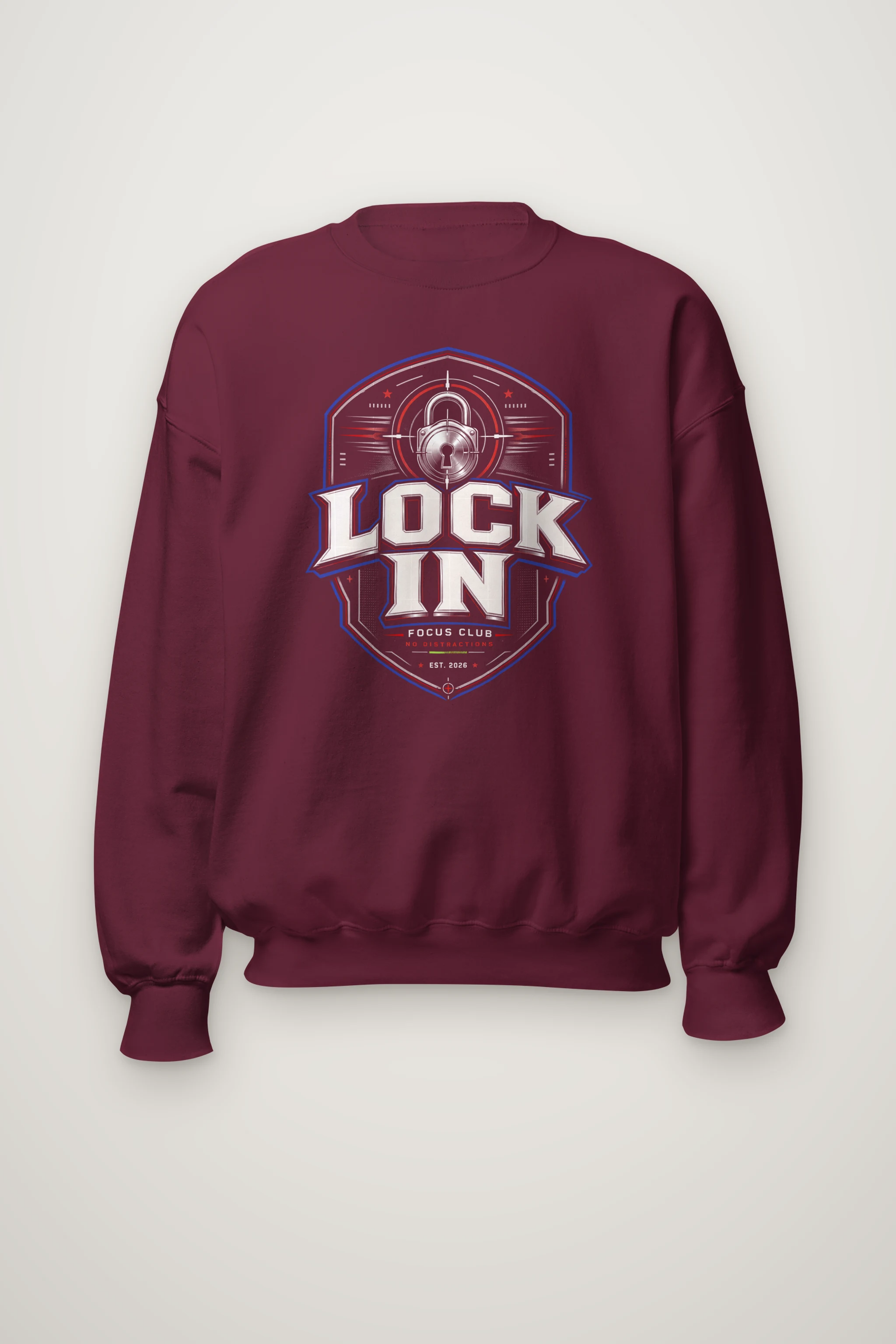 "Lock In Focus Club" Heavy Blend Unisex Crewneck Sweatshirt