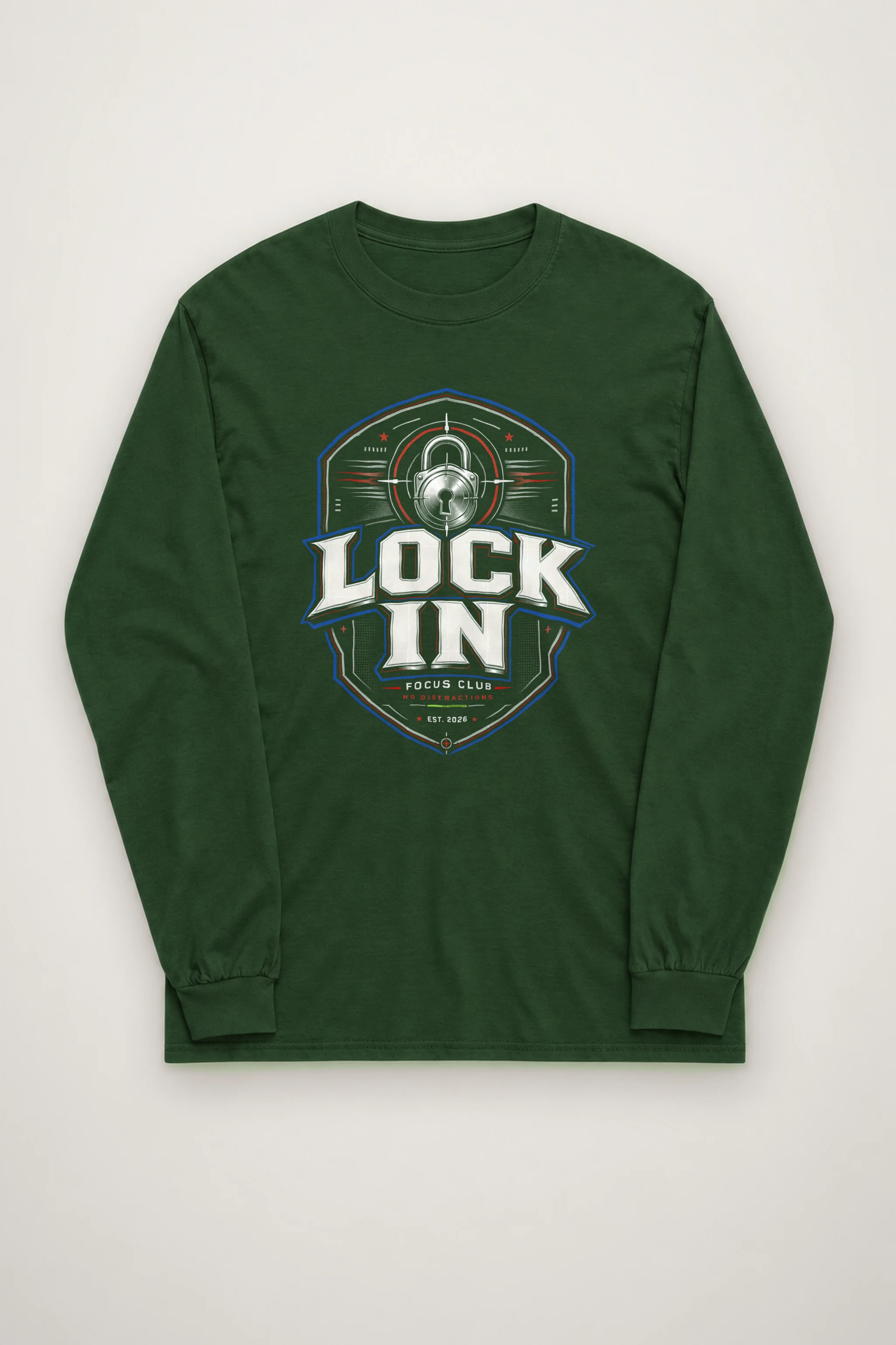 "Lock In Focus Club" Unisex Longsleeve T-shirt