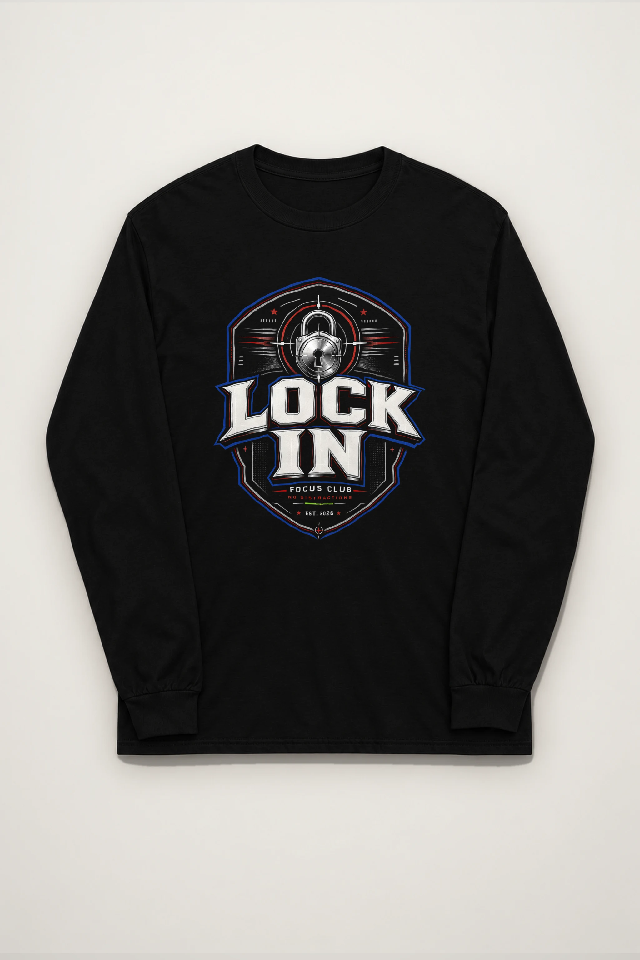 "Lock In Focus Club" Unisex Longsleeve T-shirt
