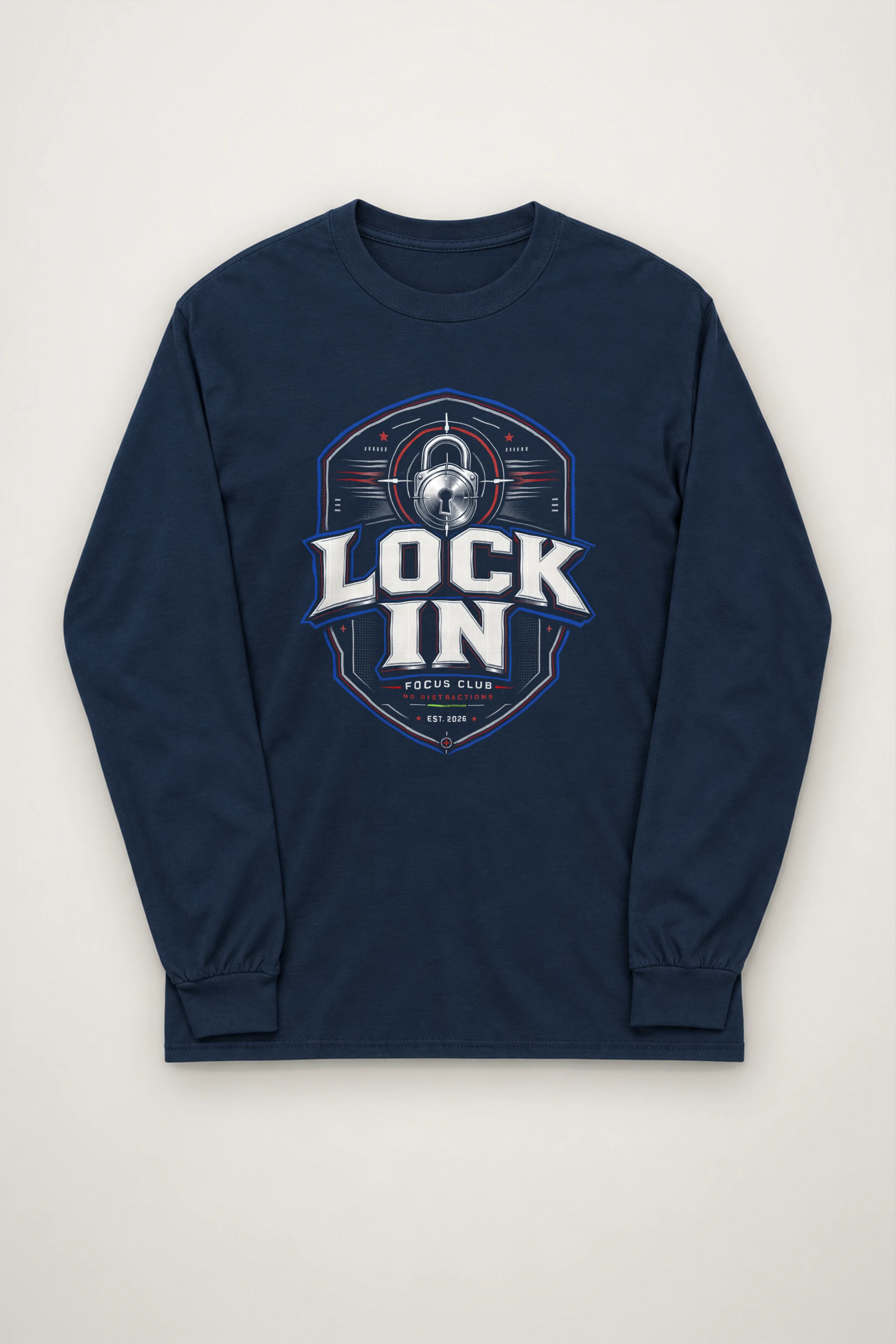 "Lock In Focus Club" Unisex Longsleeve T-shirt