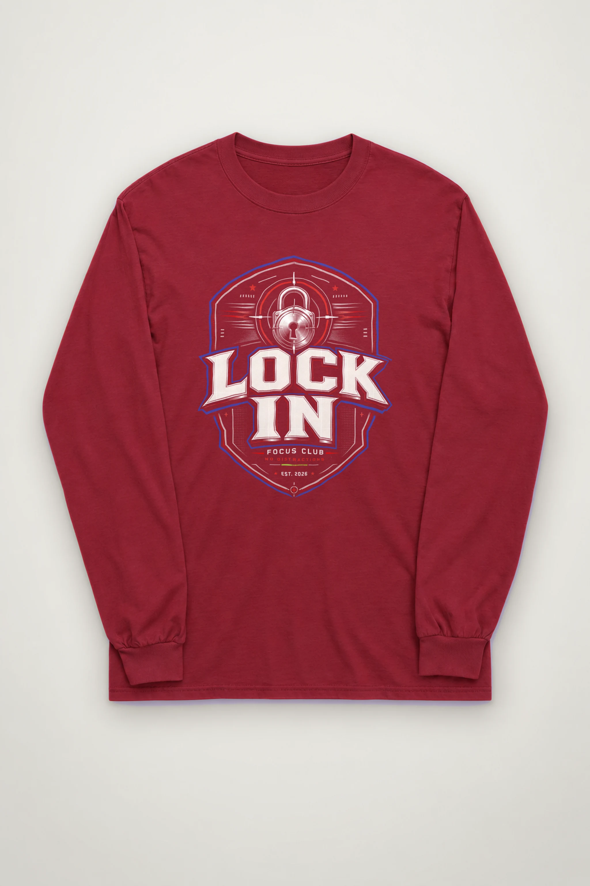 "Lock In Focus Club" Unisex Longsleeve T-shirt