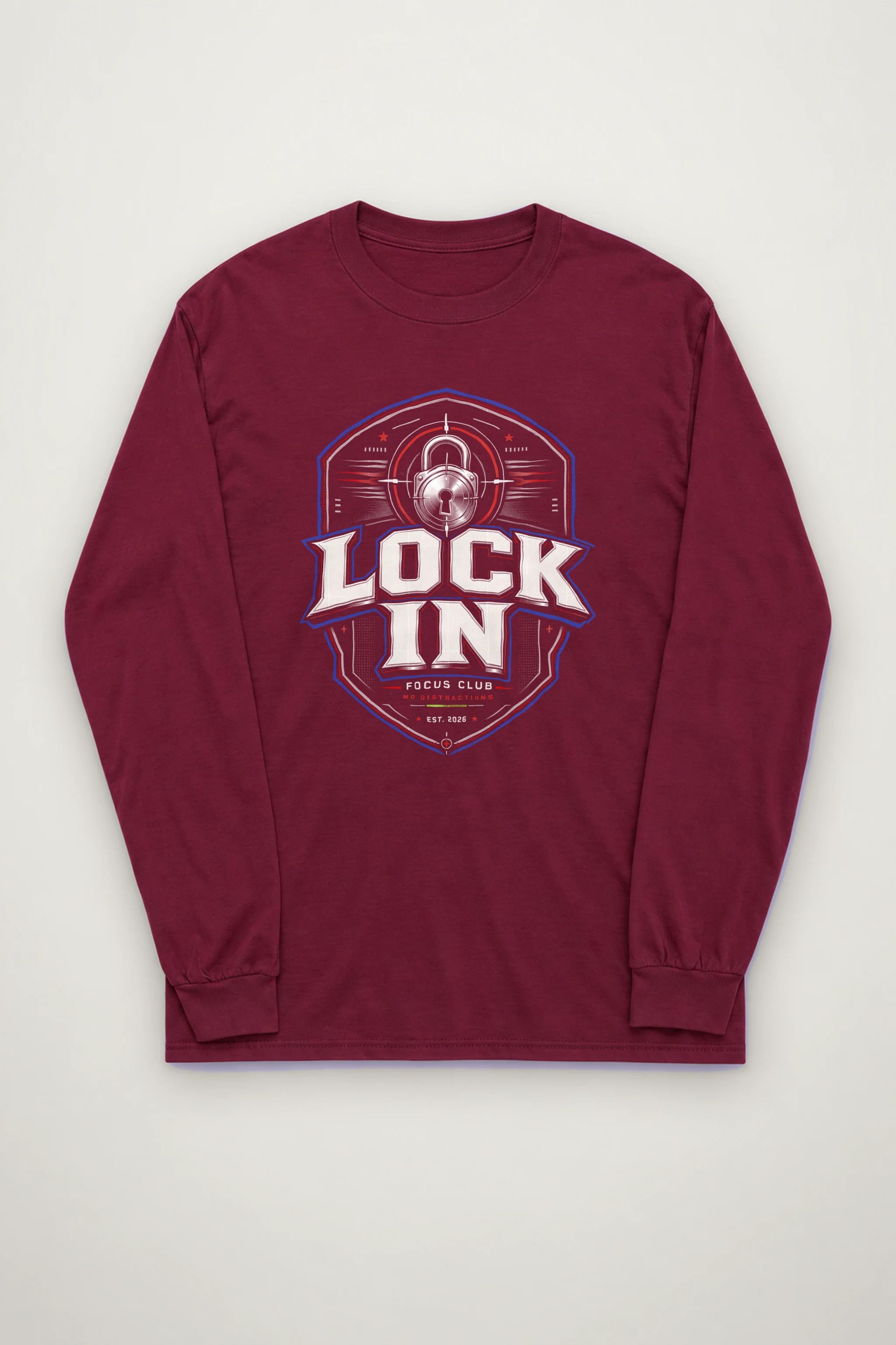 "Lock In Focus Club" Unisex Longsleeve T-shirt