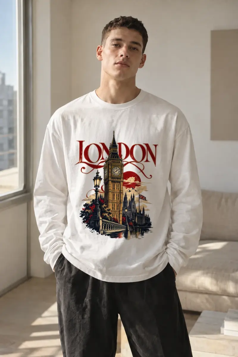 "London After Dark" Unisex Longsleeve T-shirt | Gildan 2400