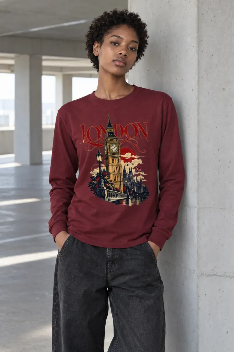 "London After Dark" Unisex Longsleeve T-shirt | Gildan 2400