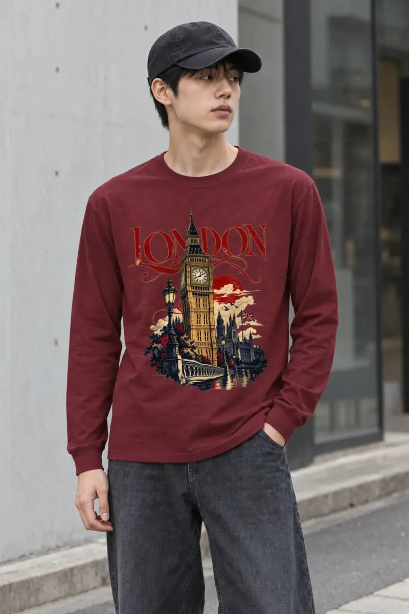 "London Clocktower" Unisex Longsleeve T-shirt