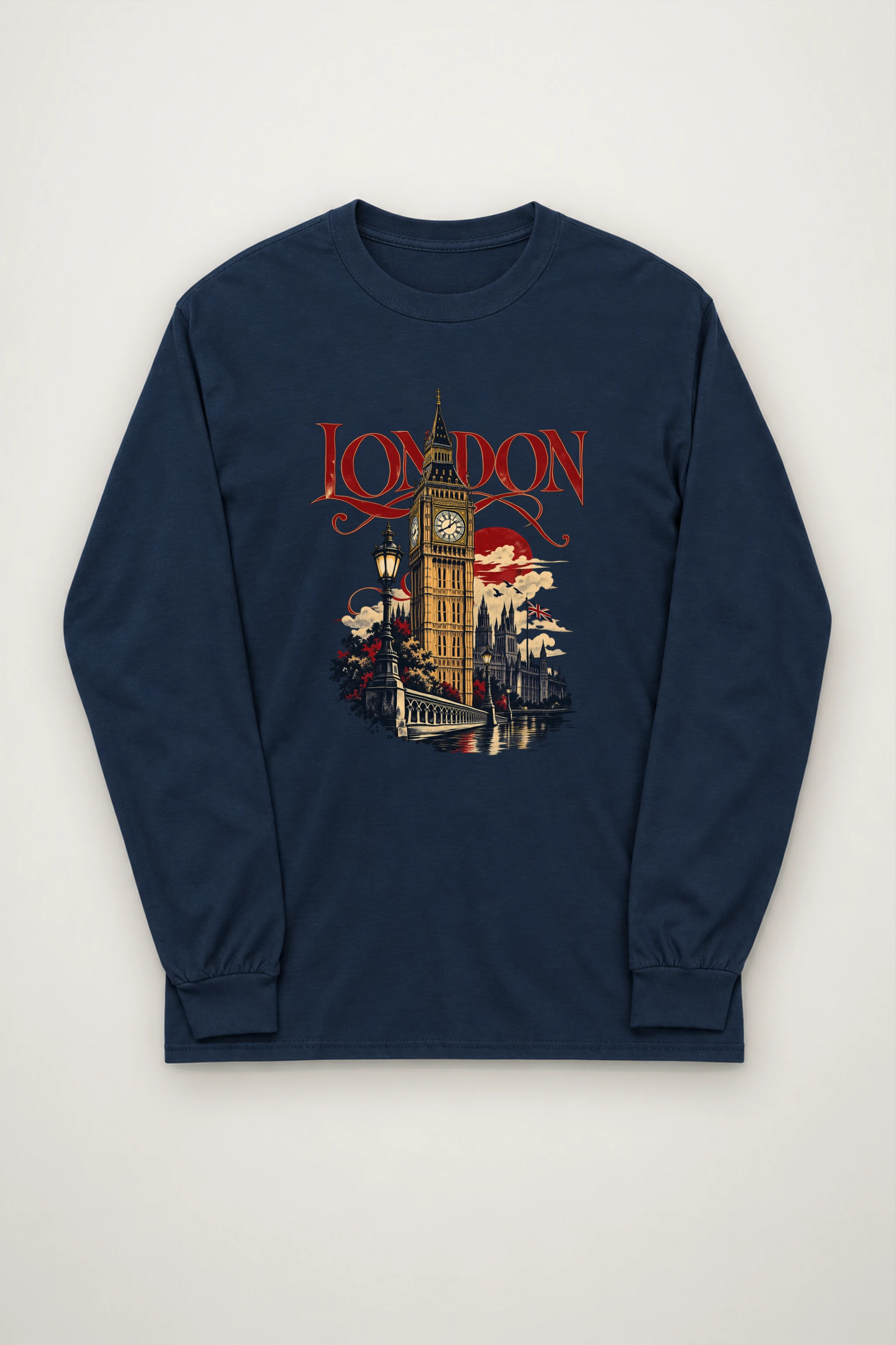 "London Clocktower" Unisex Longsleeve T-shirt