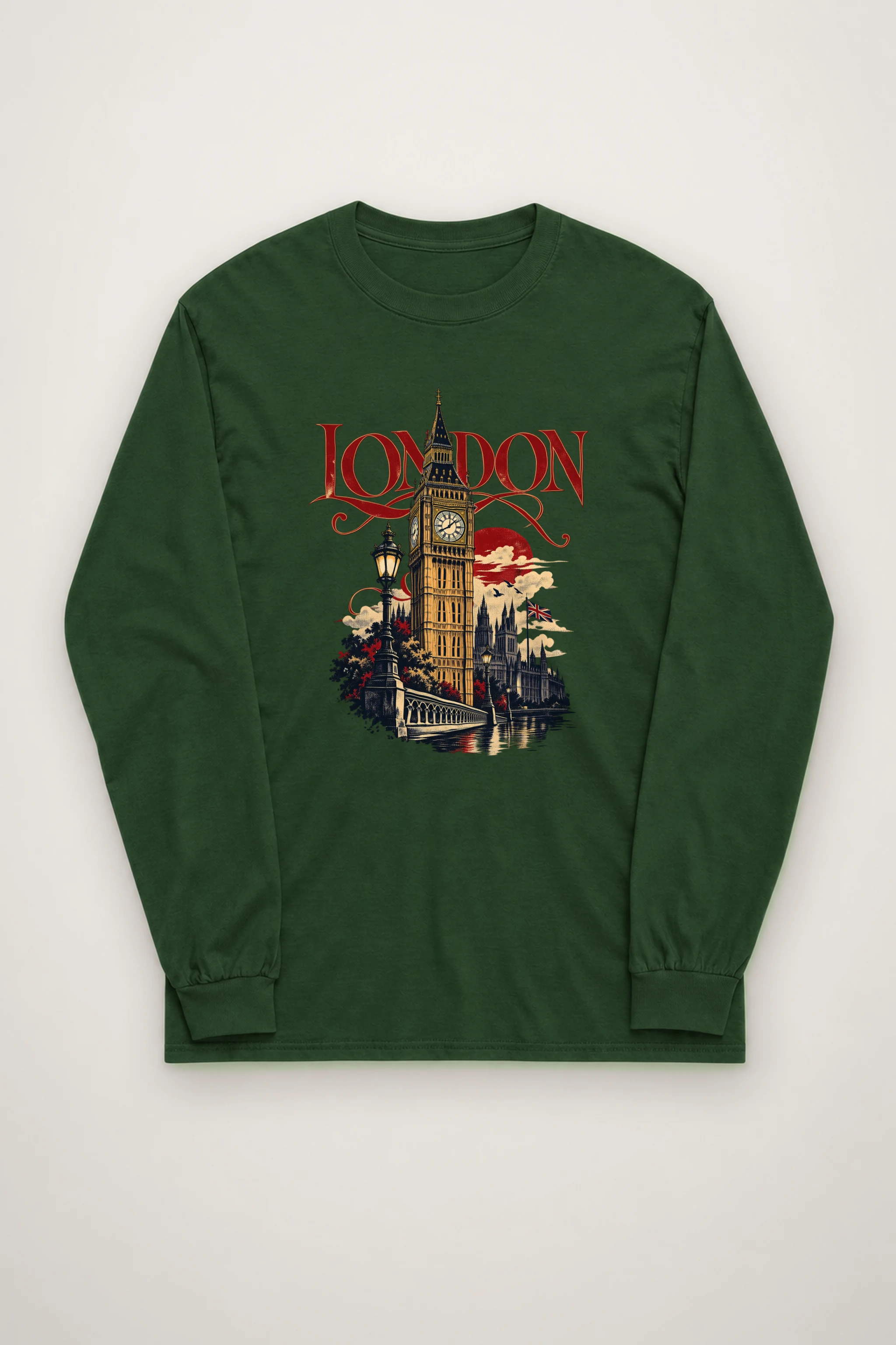 "London Clocktower" Unisex Longsleeve T-shirt