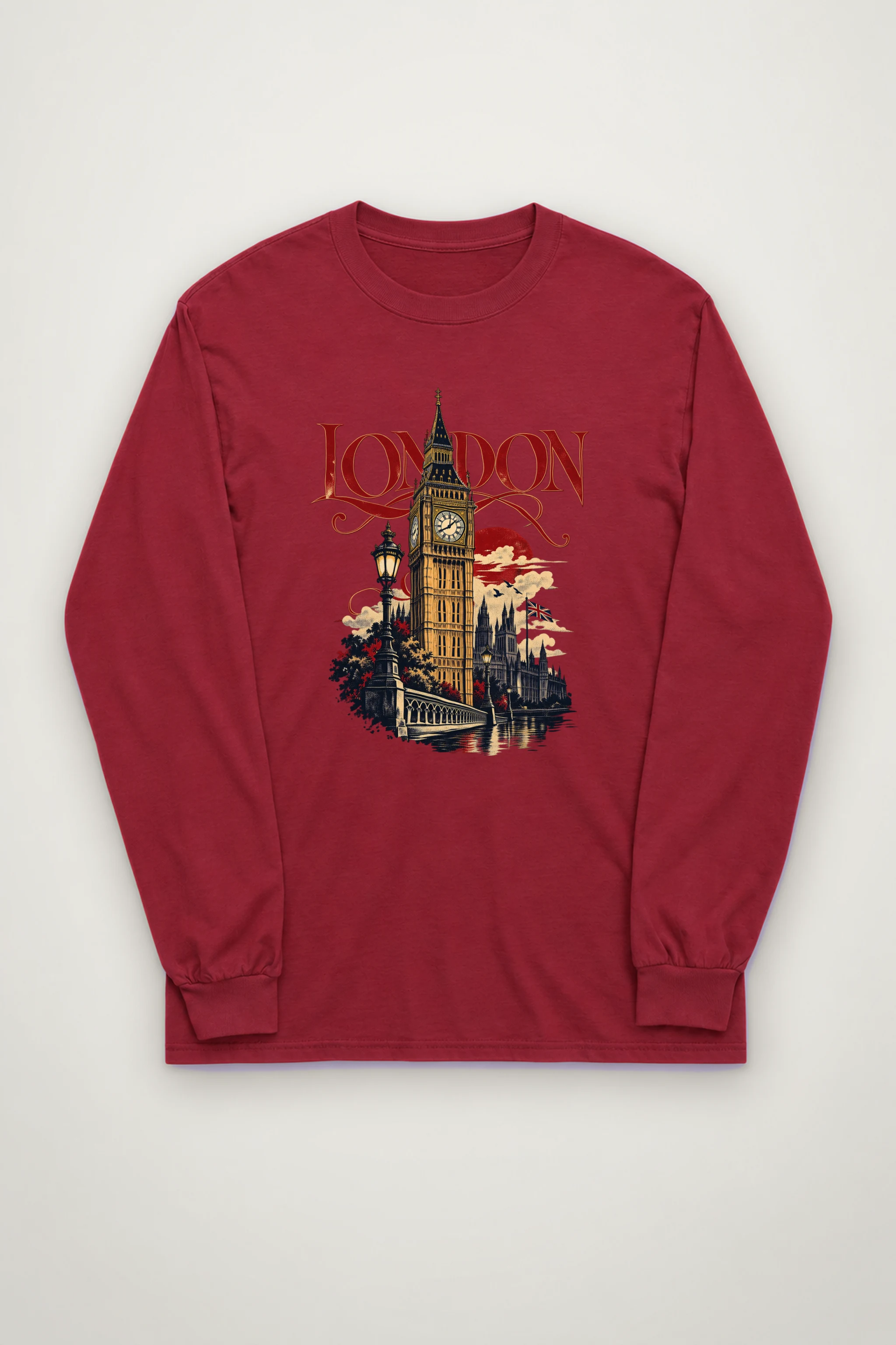 "London Clocktower" Unisex Longsleeve T-shirt