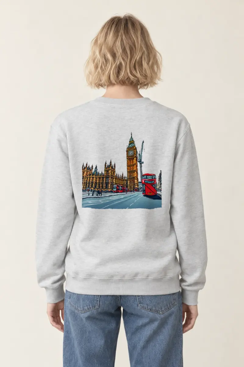 "London No. 18" Heavy Blend Unisex Crewneck Sweatshirt