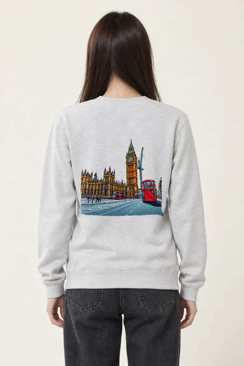 "London No. 18" Heavy Blend Unisex Crewneck Sweatshirt