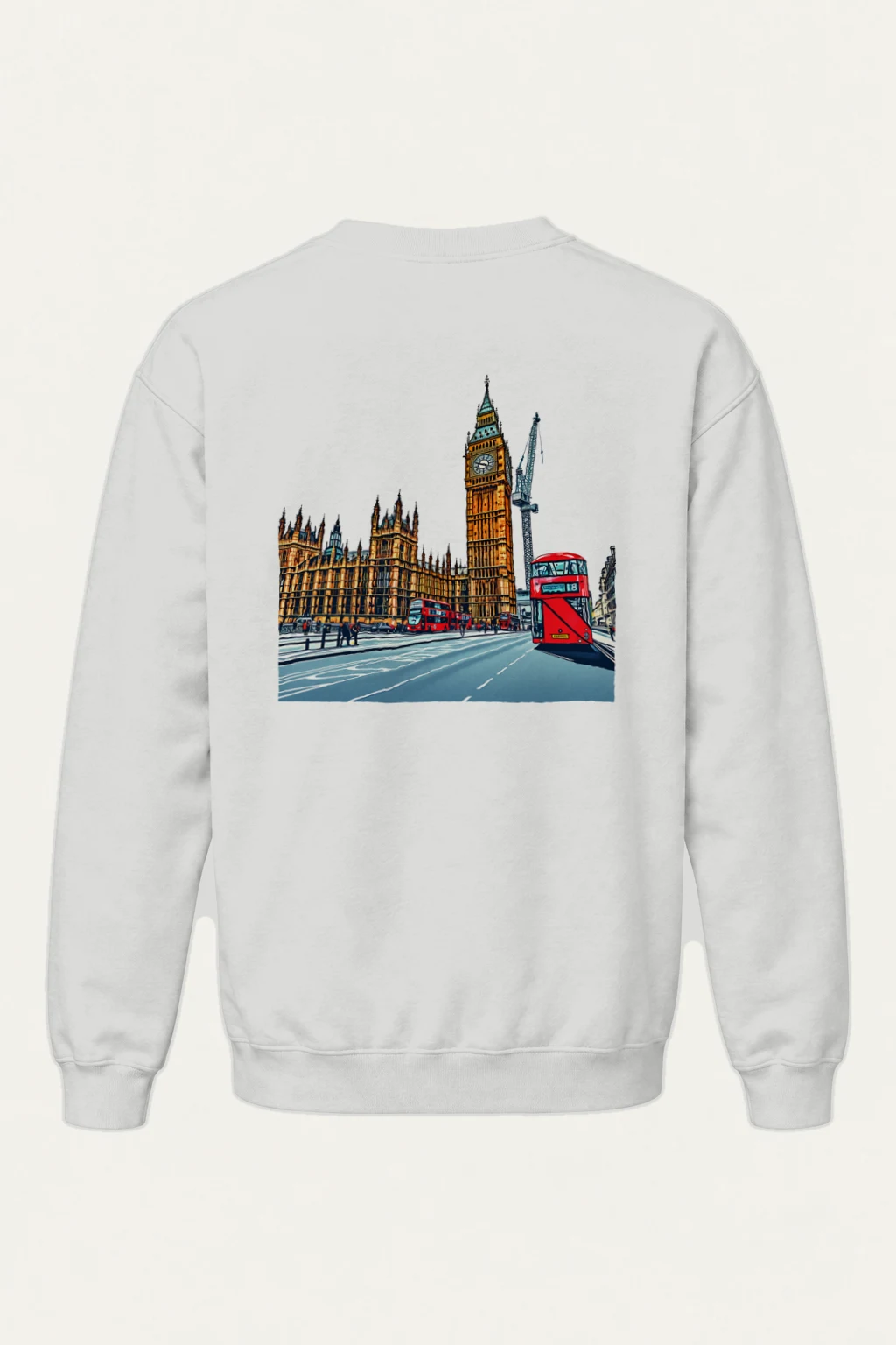 "London No. 18" Heavy Blend Unisex Crewneck Sweatshirt | Gildan 18000