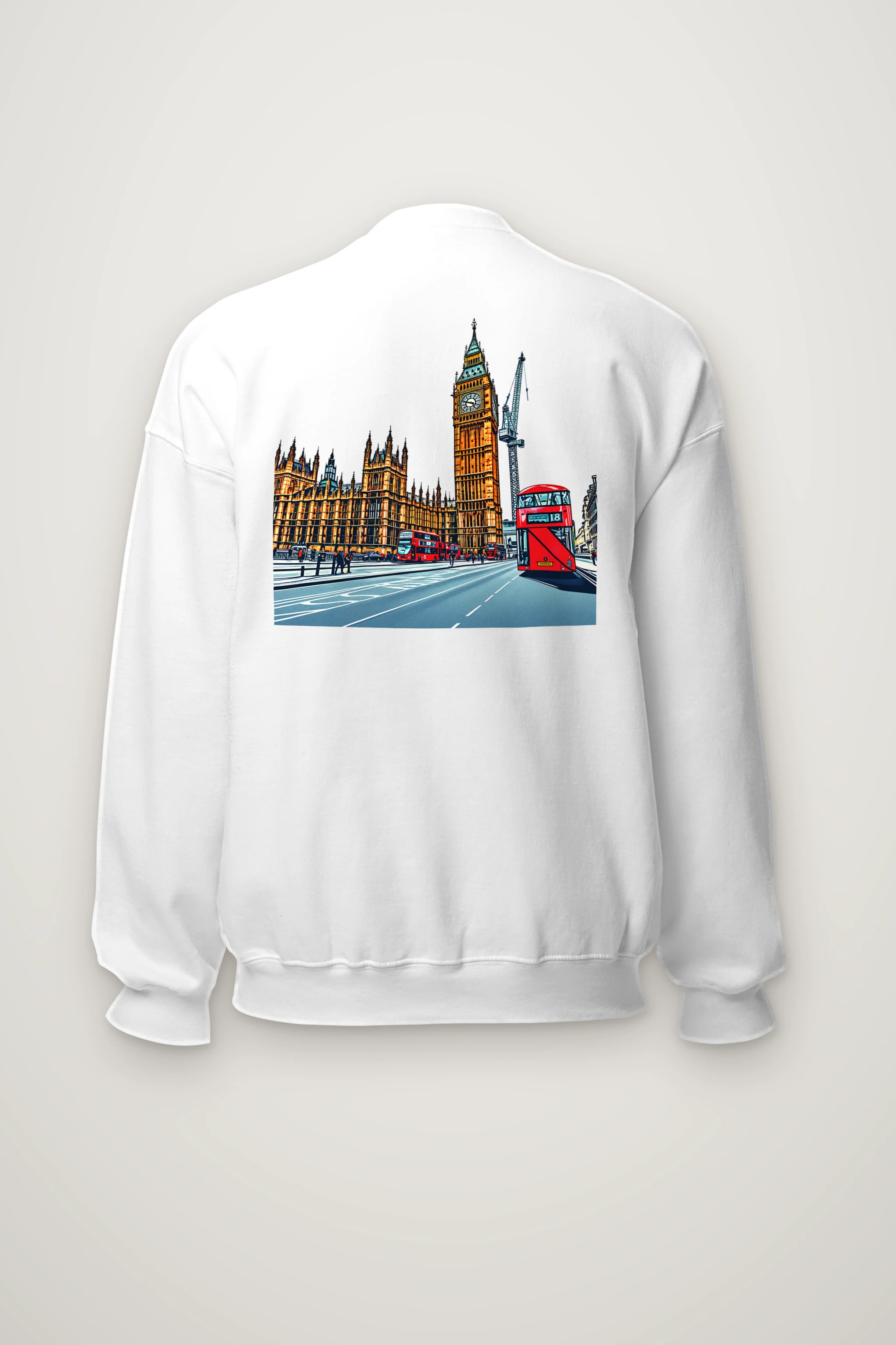 "London No. 18" Heavy Blend Unisex Crewneck Sweatshirt
