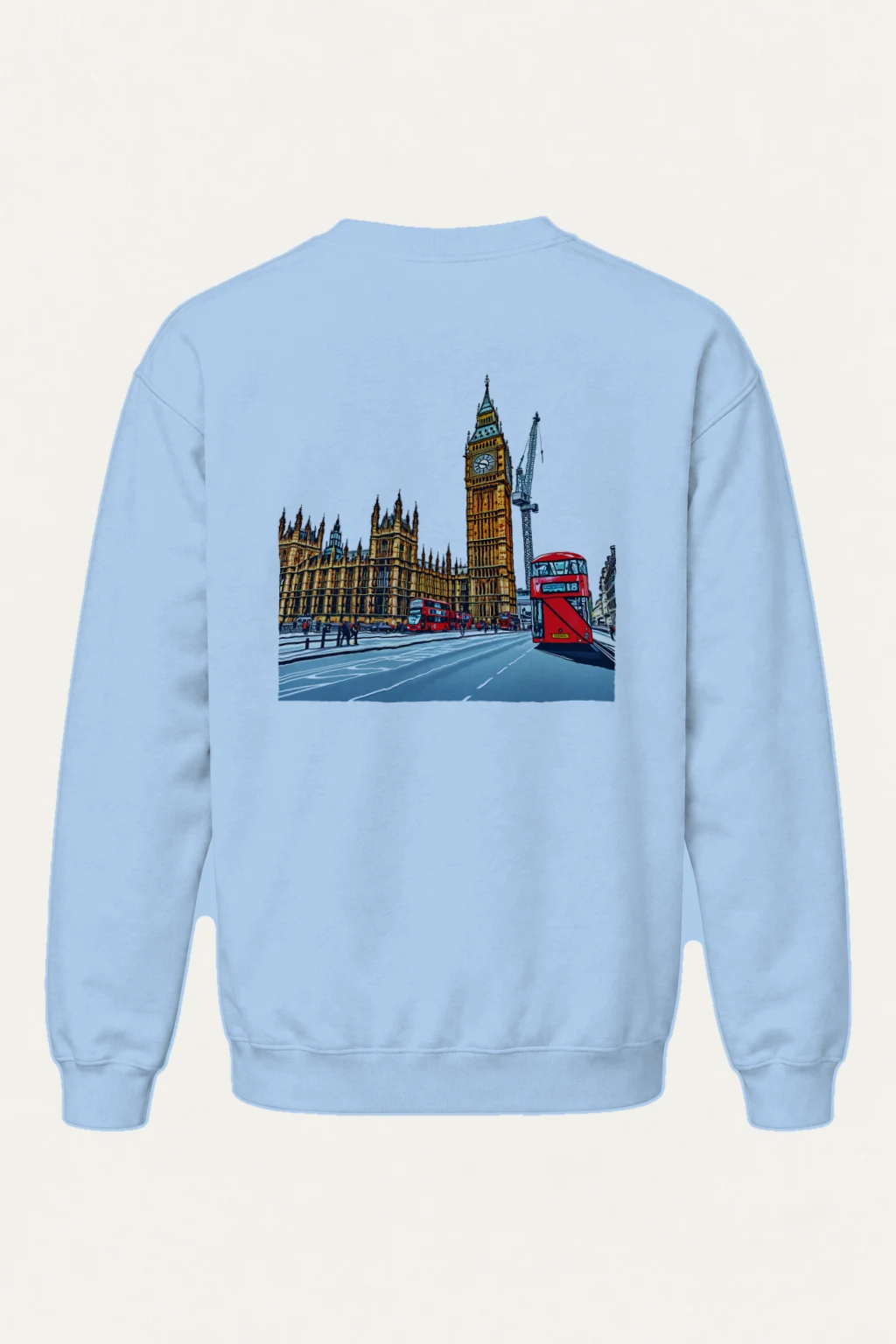 "London No. 18" Heavy Blend Unisex Crewneck Sweatshirt | Gildan 18000