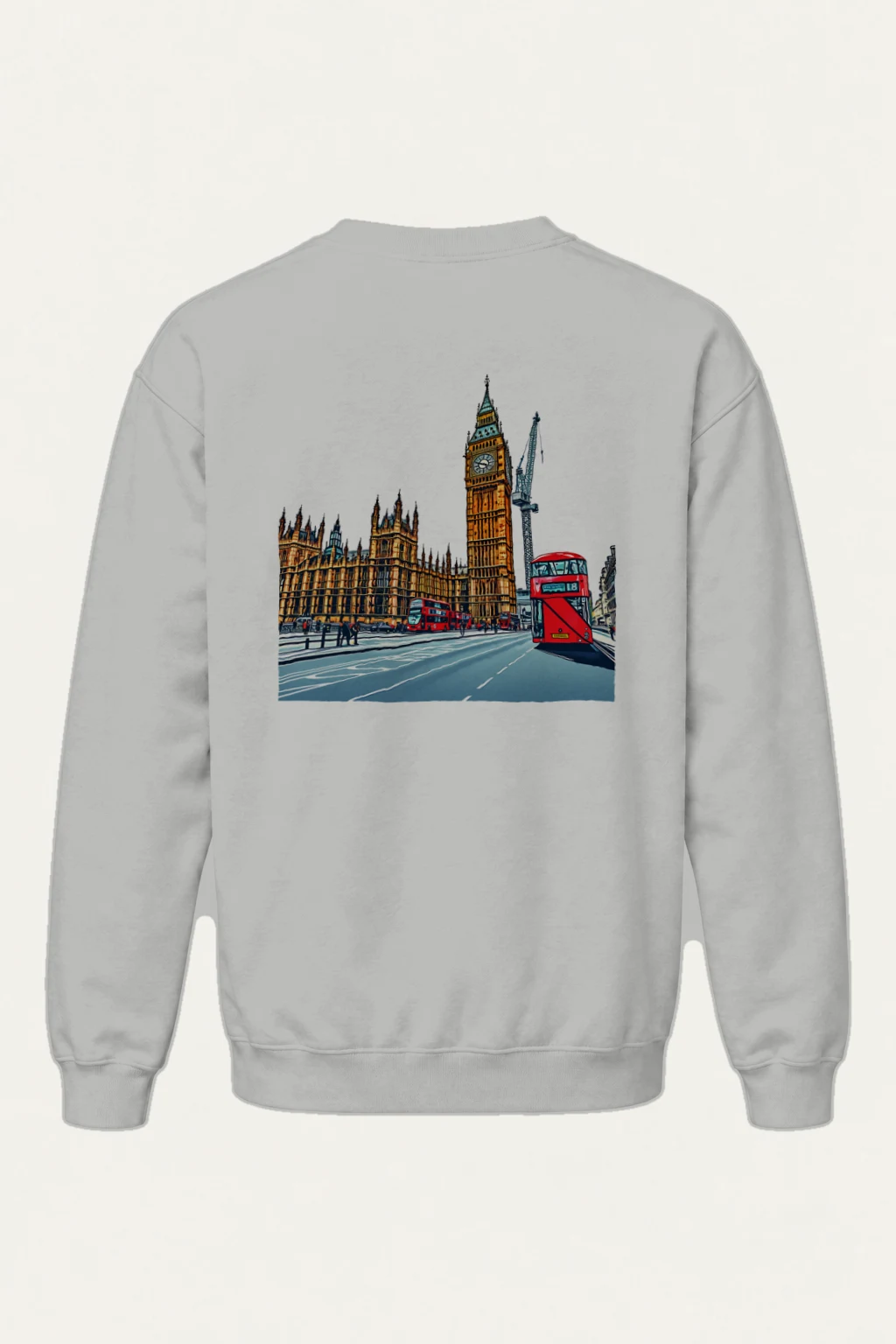 "London No. 18" Heavy Blend Unisex Crewneck Sweatshirt | Gildan 18000