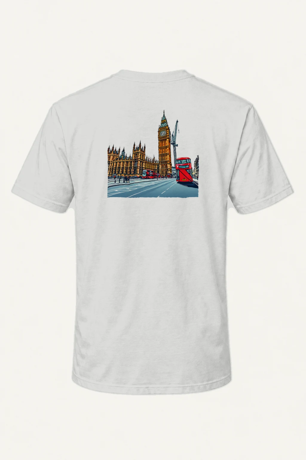 "London No. 18" Heavyweight Unisex Crewneck T-shirt | Gildan 5000