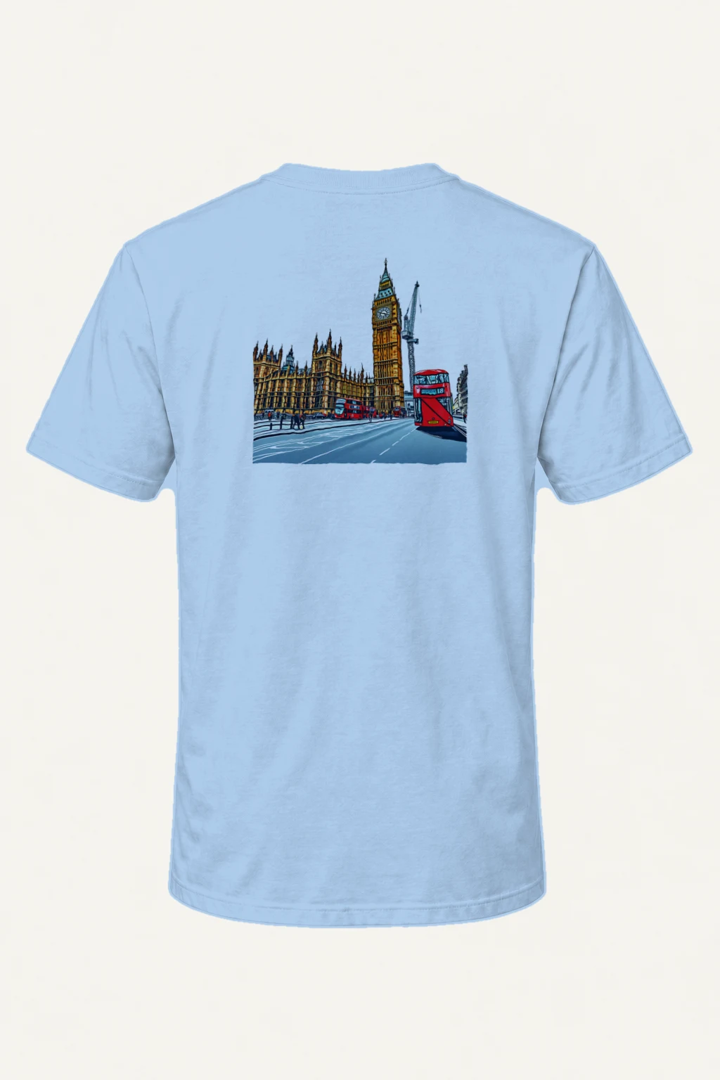"London No. 18" Heavyweight Unisex Crewneck T-shirt | Gildan 5000