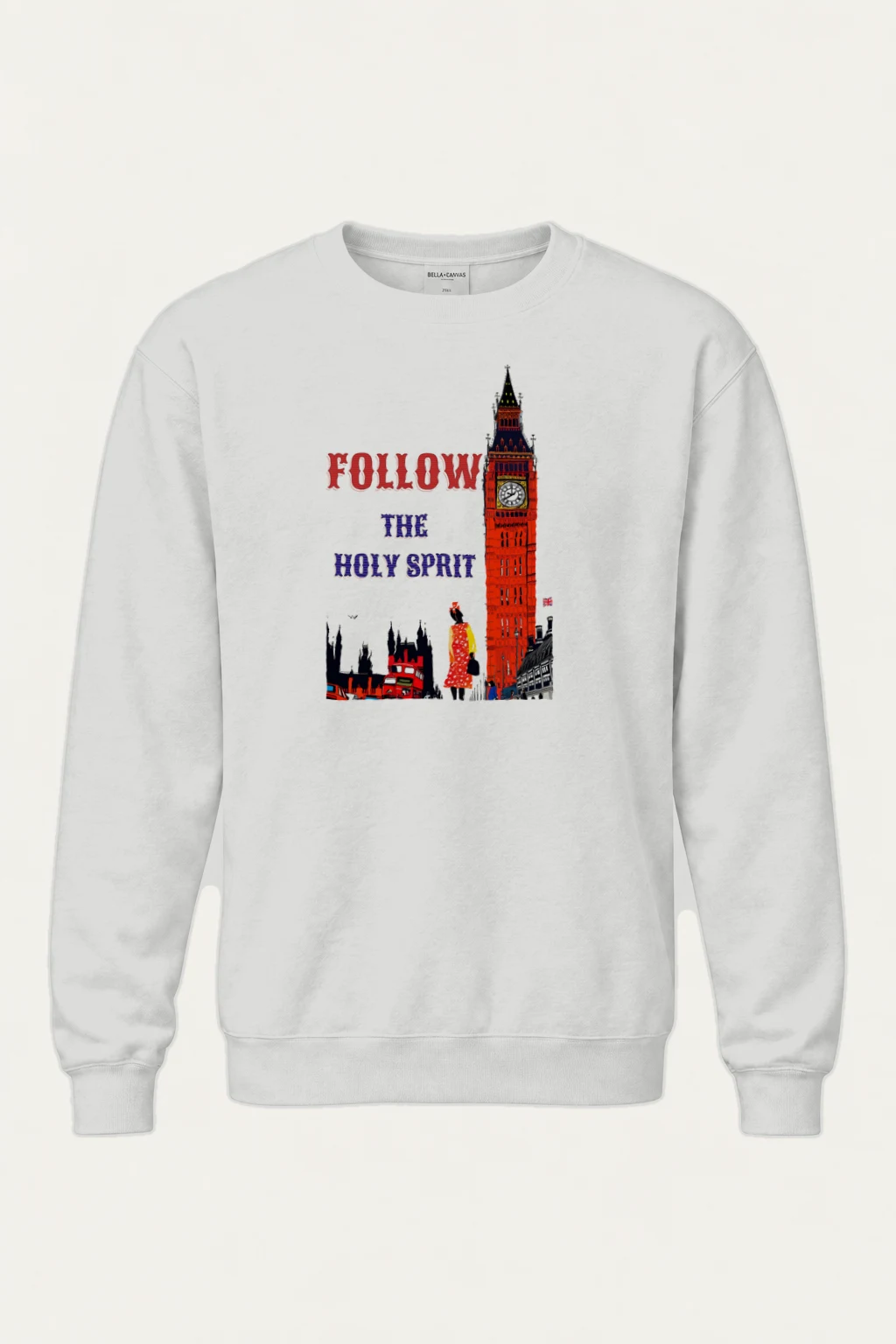 "London Pop Art" Heavy Blend Unisex Crewneck Sweatshirt | Gildan 18000