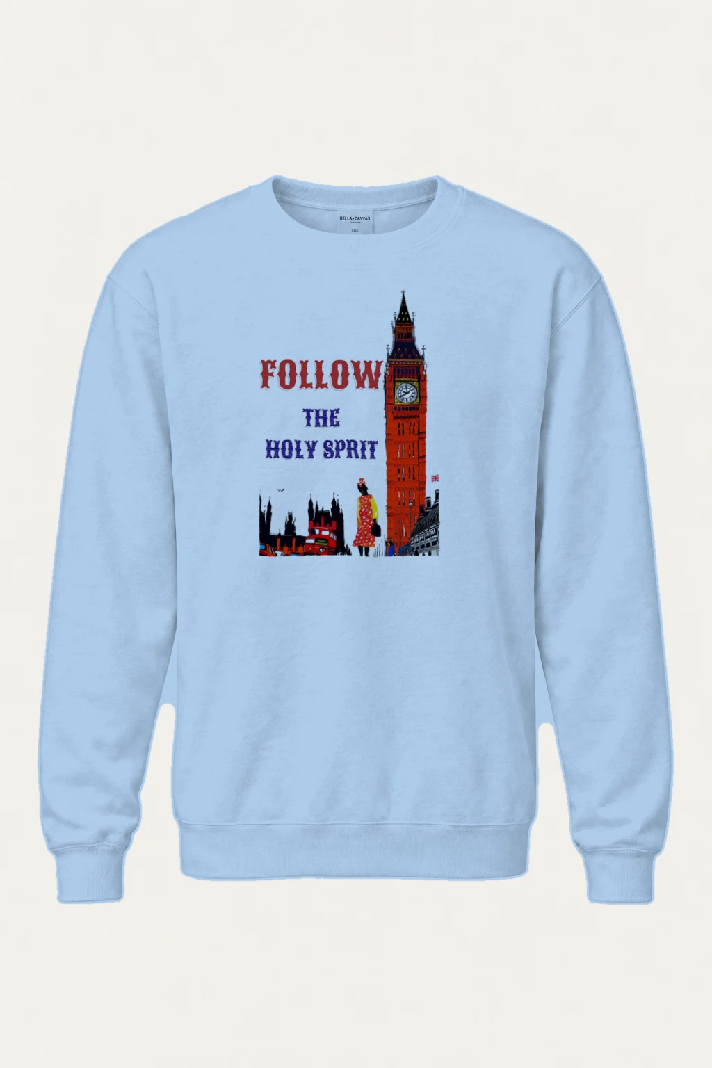 "London Pop Art" Heavy Blend Unisex Crewneck Sweatshirt | Gildan 18000