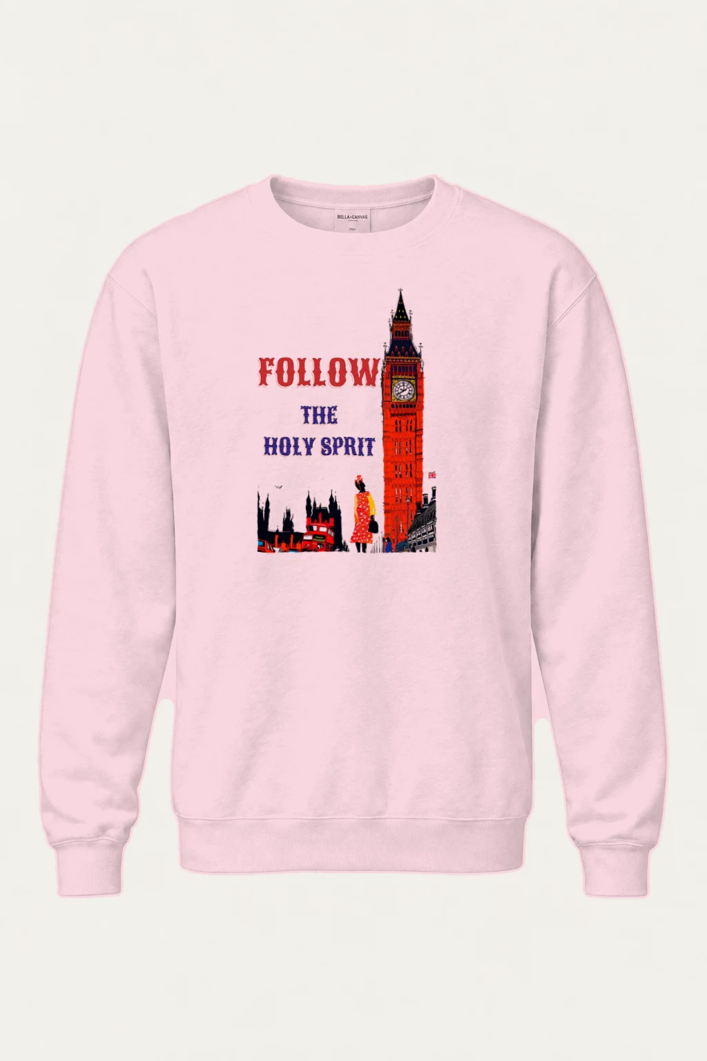 "London Pop Art" Heavy Blend Unisex Crewneck Sweatshirt | Gildan 18000