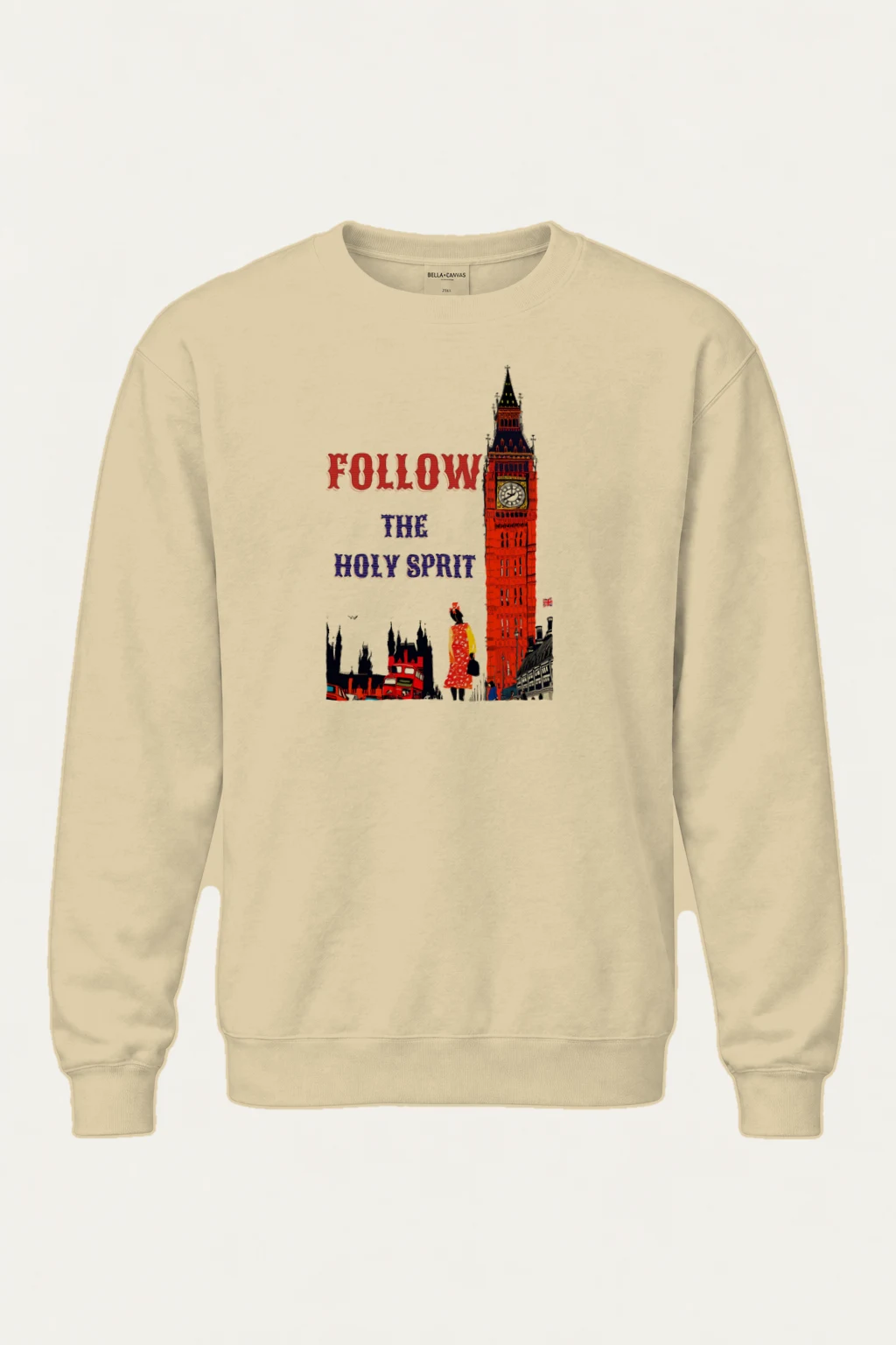 "London Pop Art" Heavy Blend Unisex Crewneck Sweatshirt | Gildan 18000