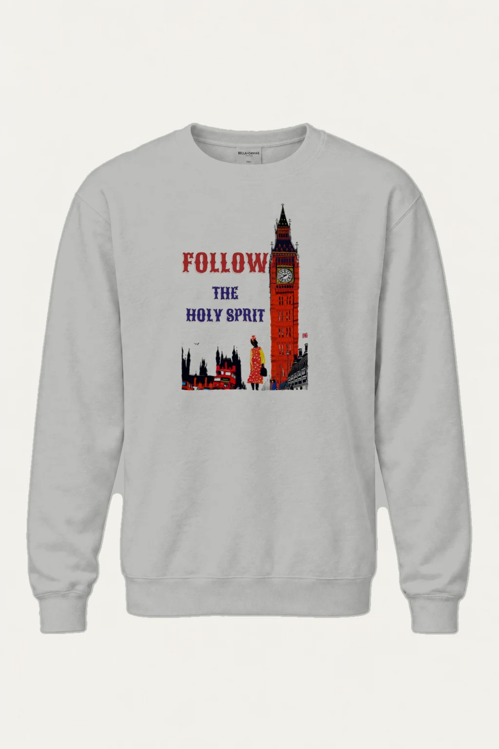 "London Pop Art" Heavy Blend Unisex Crewneck Sweatshirt | Gildan 18000