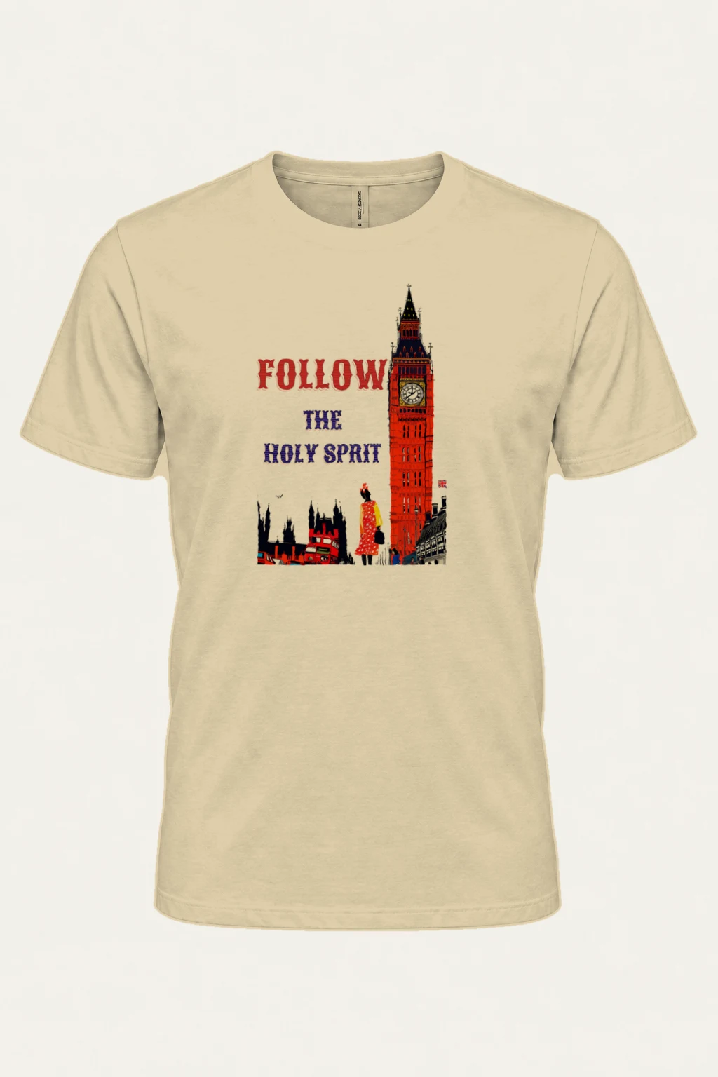"London Pop Art" Heavyweight Unisex Crewneck T-shirt | Gildan 5000
