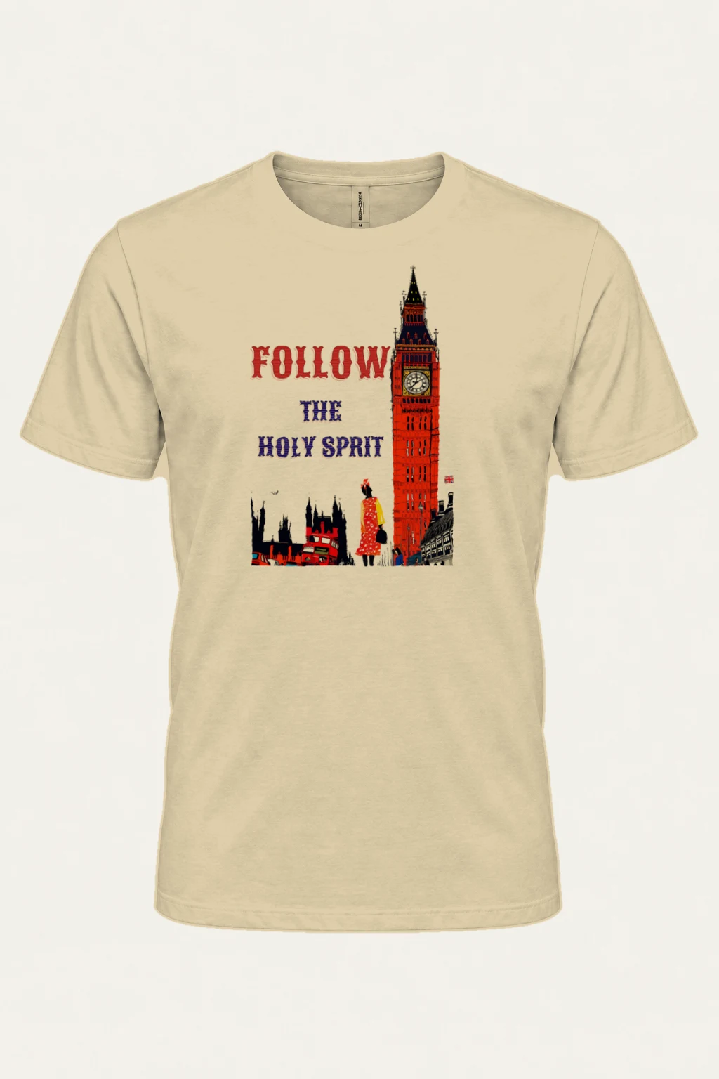 "London Pop Art" Heavyweight Unisex Crewneck T-shirt | Gildan 5000