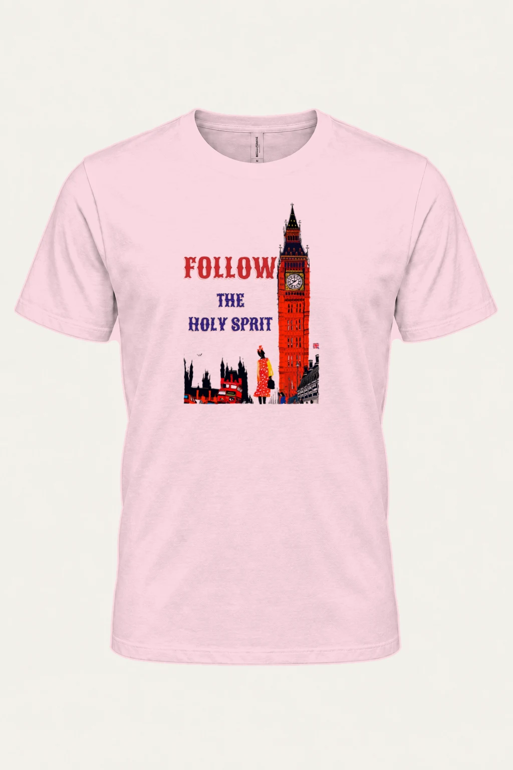 "London Pop Art" Heavyweight Unisex Crewneck T-shirt | Gildan 5000