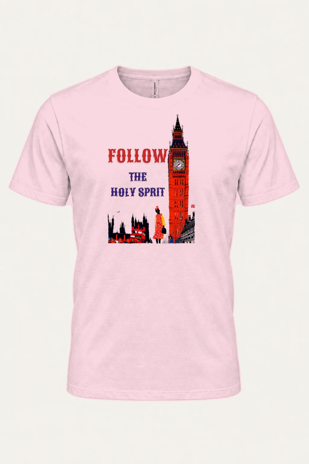 "London Pop Art" Heavyweight Unisex Crewneck T-shirt | Gildan 5000
