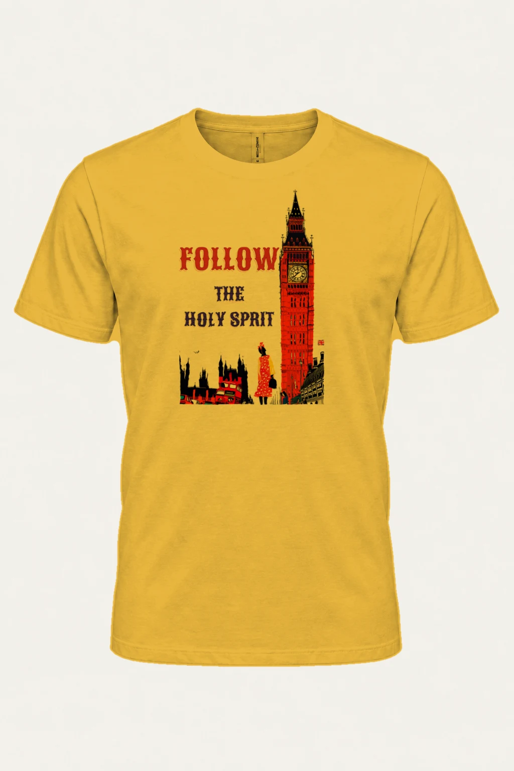 "London Pop Art" Heavyweight Unisex Crewneck T-shirt | Gildan 5000