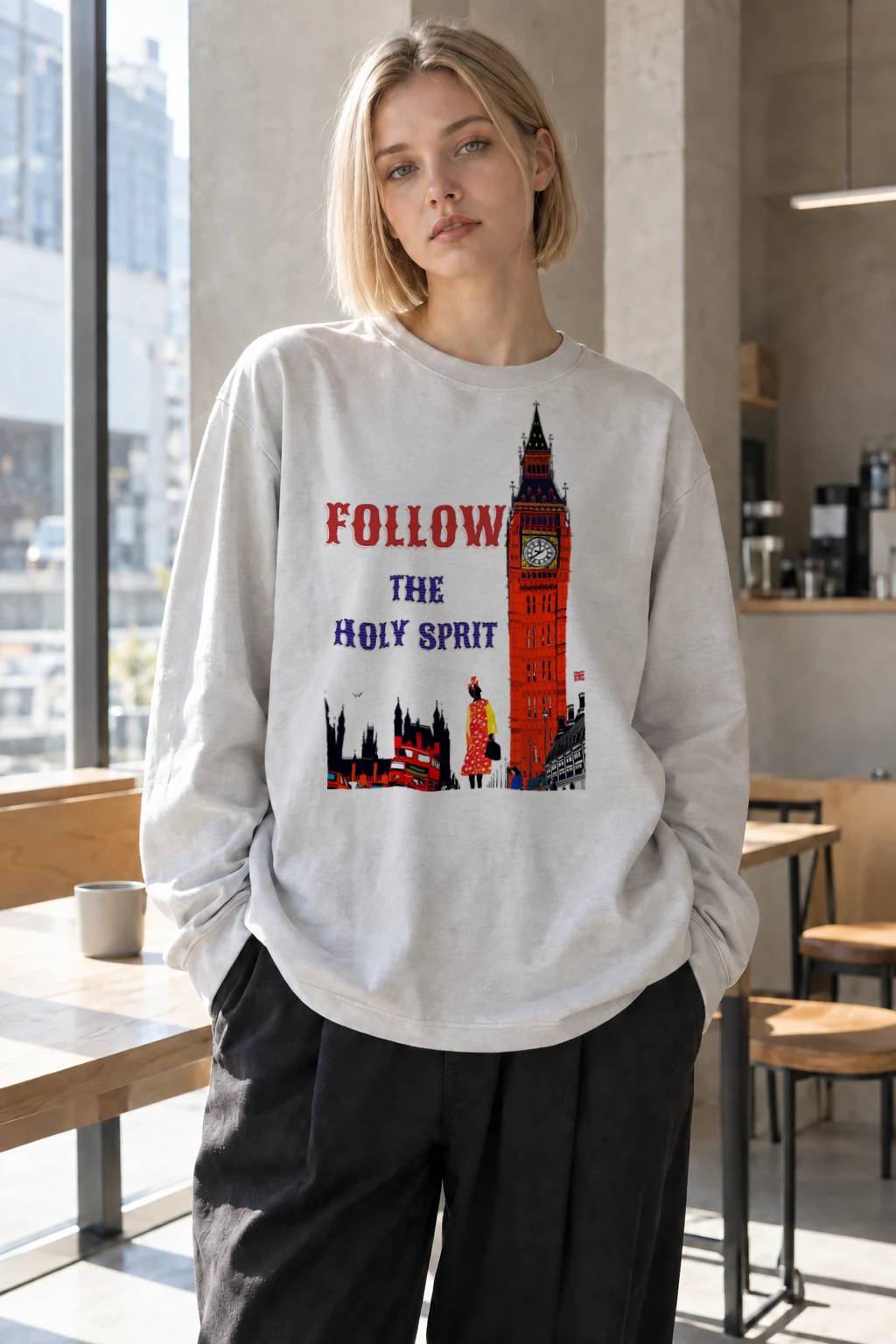 "London Pop Journey" Unisex Longsleeve T-shirt | Gildan 2400