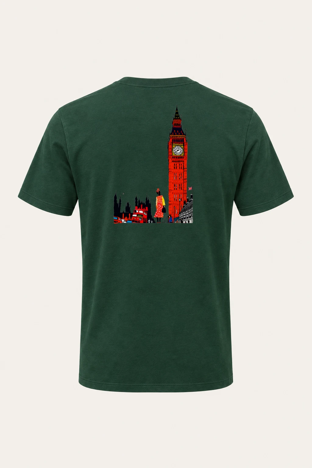"London Retro Icons" Heavyweight Unisex Crewneck T-shirt | Gildan 5000