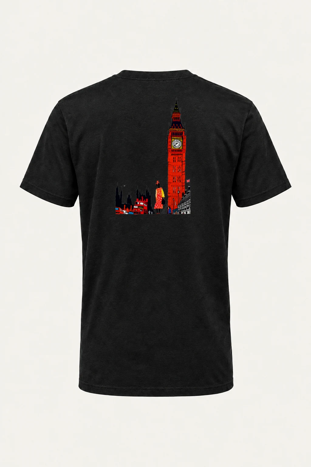 "London Retro Icons" Heavyweight Unisex Crewneck T-shirt | Gildan 5000