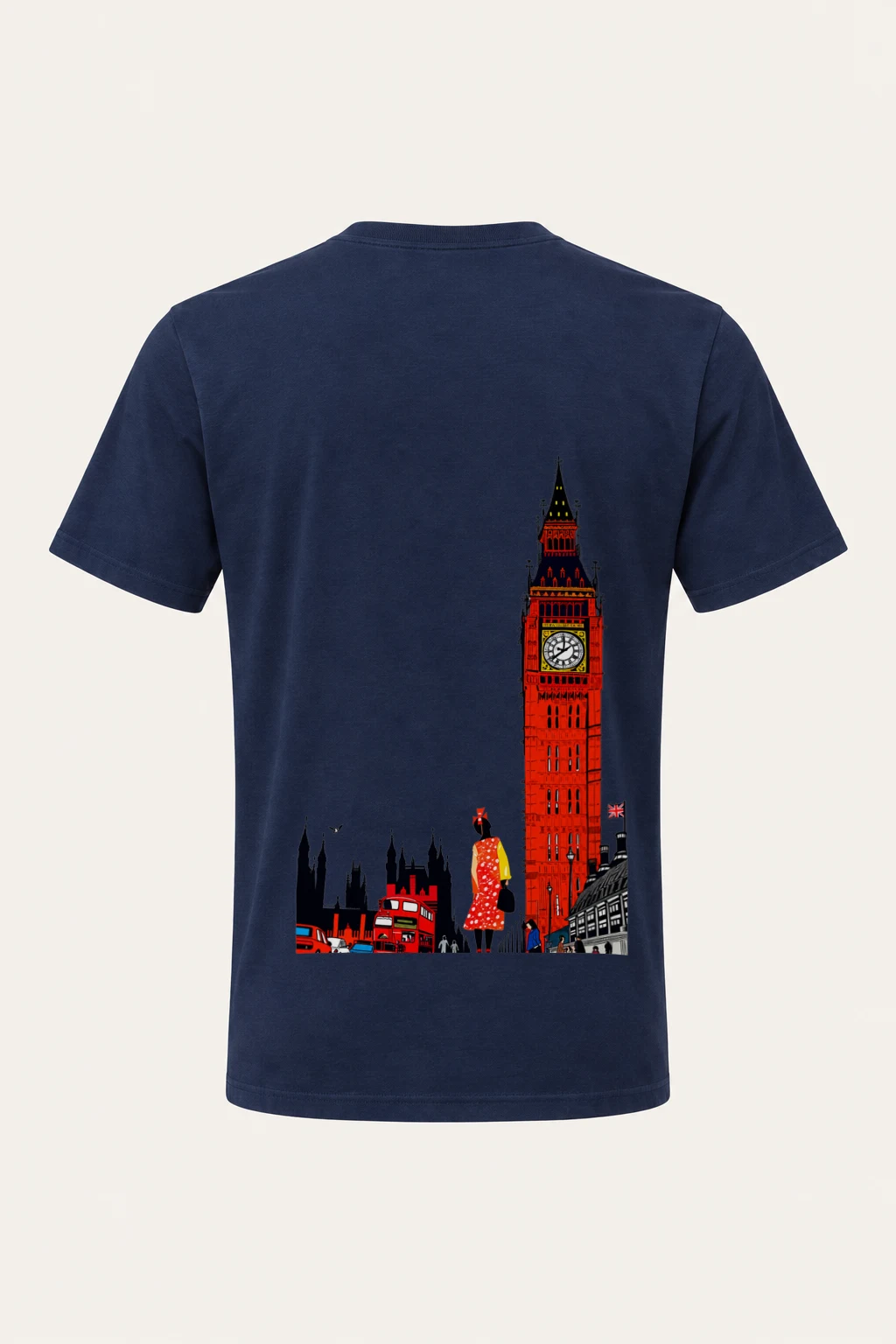 "London Retro Icons" Heavyweight Unisex Crewneck T-shirt | Gildan 5000