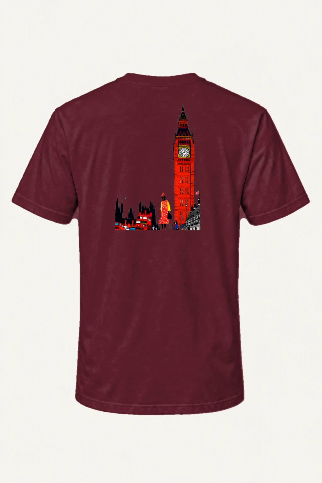 "London Retro Icons" Heavyweight Unisex Crewneck T-shirt | Gildan 5000