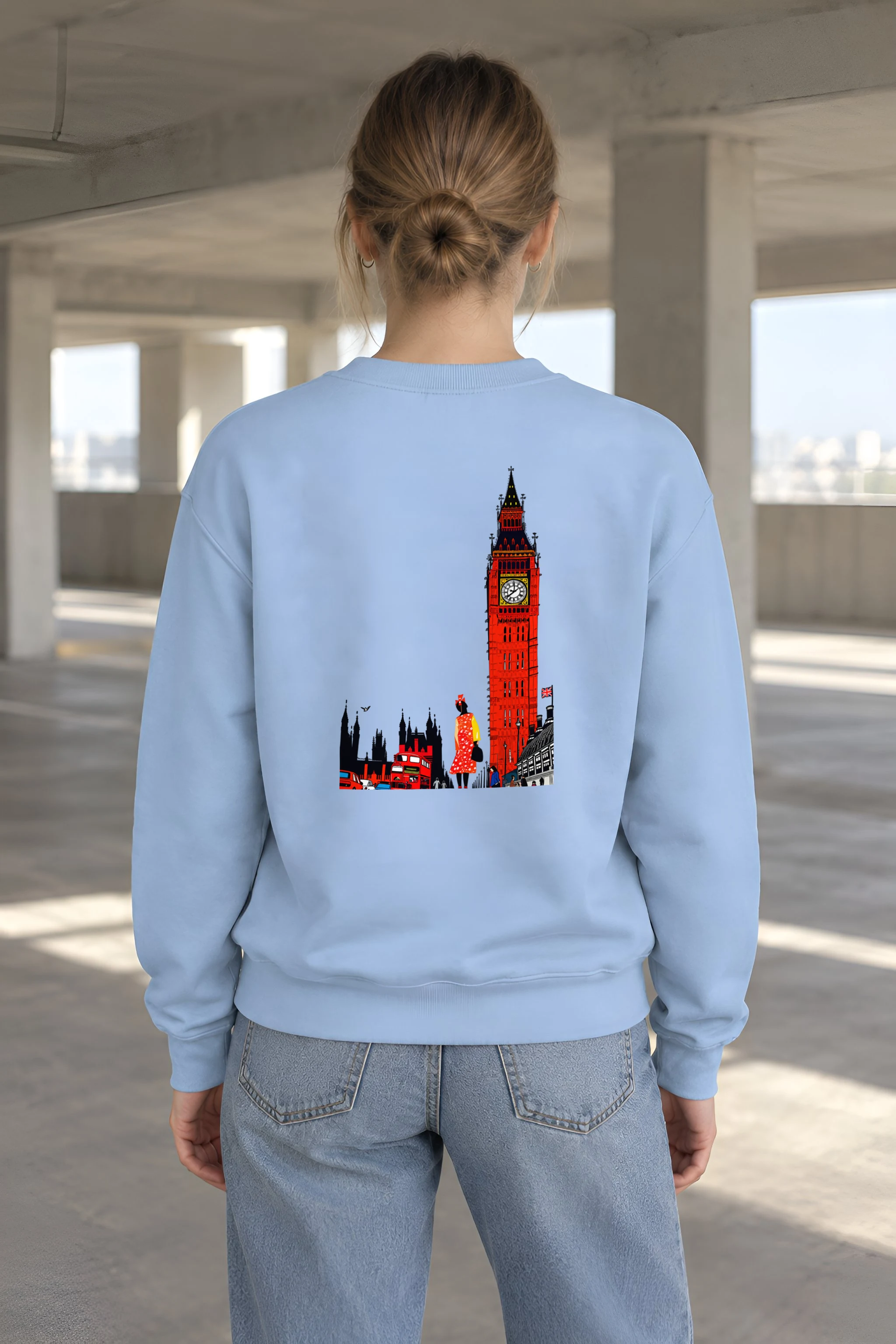 "London Transit Retro" 1 Crewneck Sweatshirt