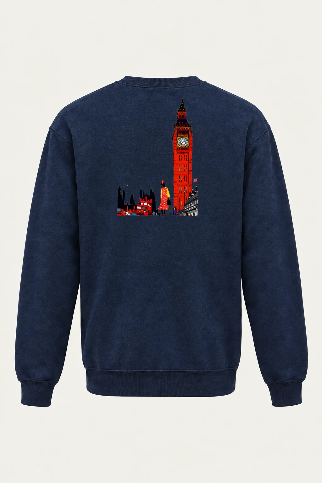 "London Transit Retro" Heavy Blend Unisex Crewneck Sweatshirt | Gildan 18000